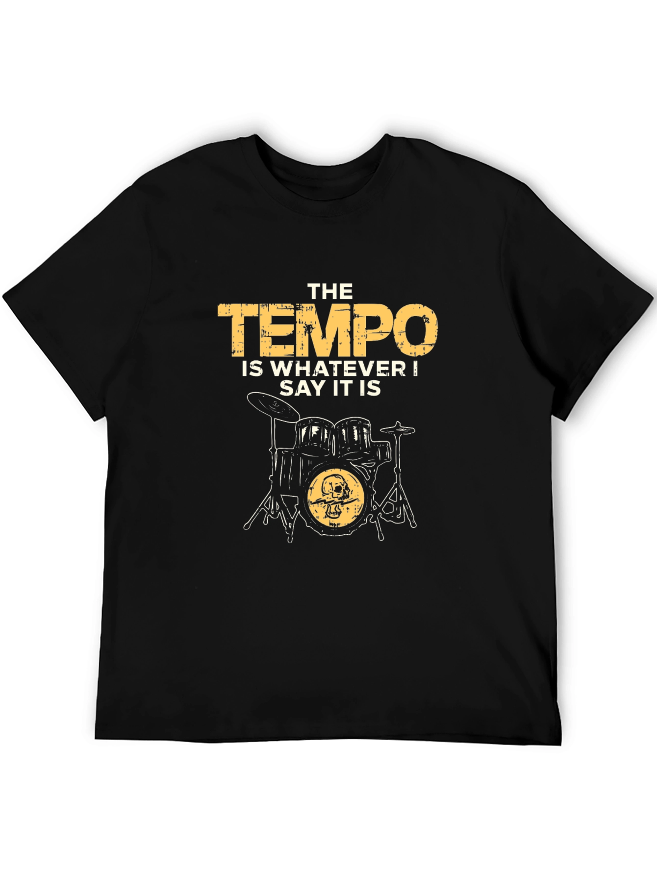 Tempo Drummer Graphic T-Shirt - Music Lover Tee