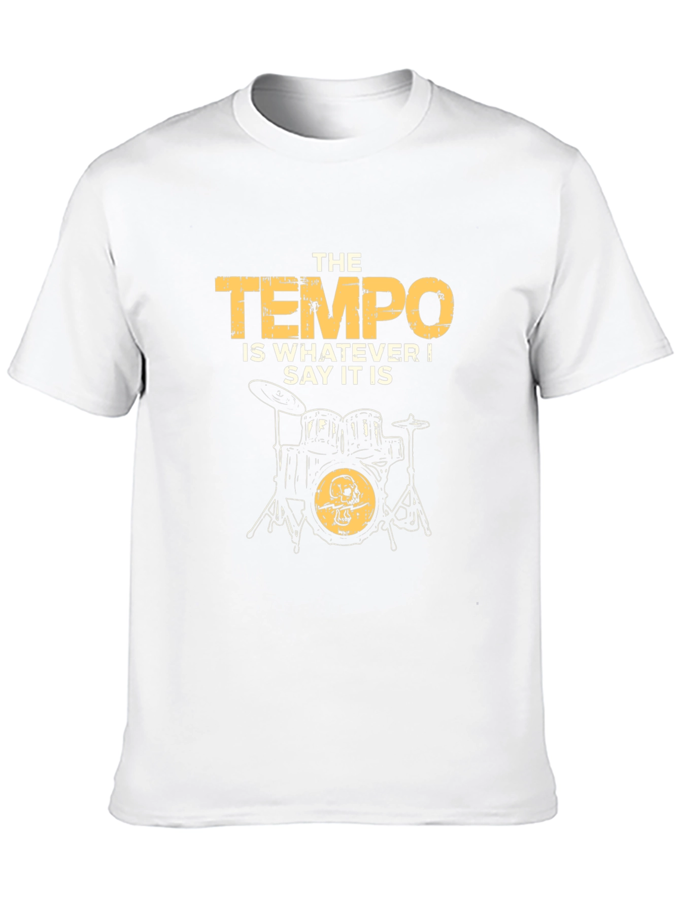 Tempo Drummer Graphic T-Shirt - Music Lover Tee