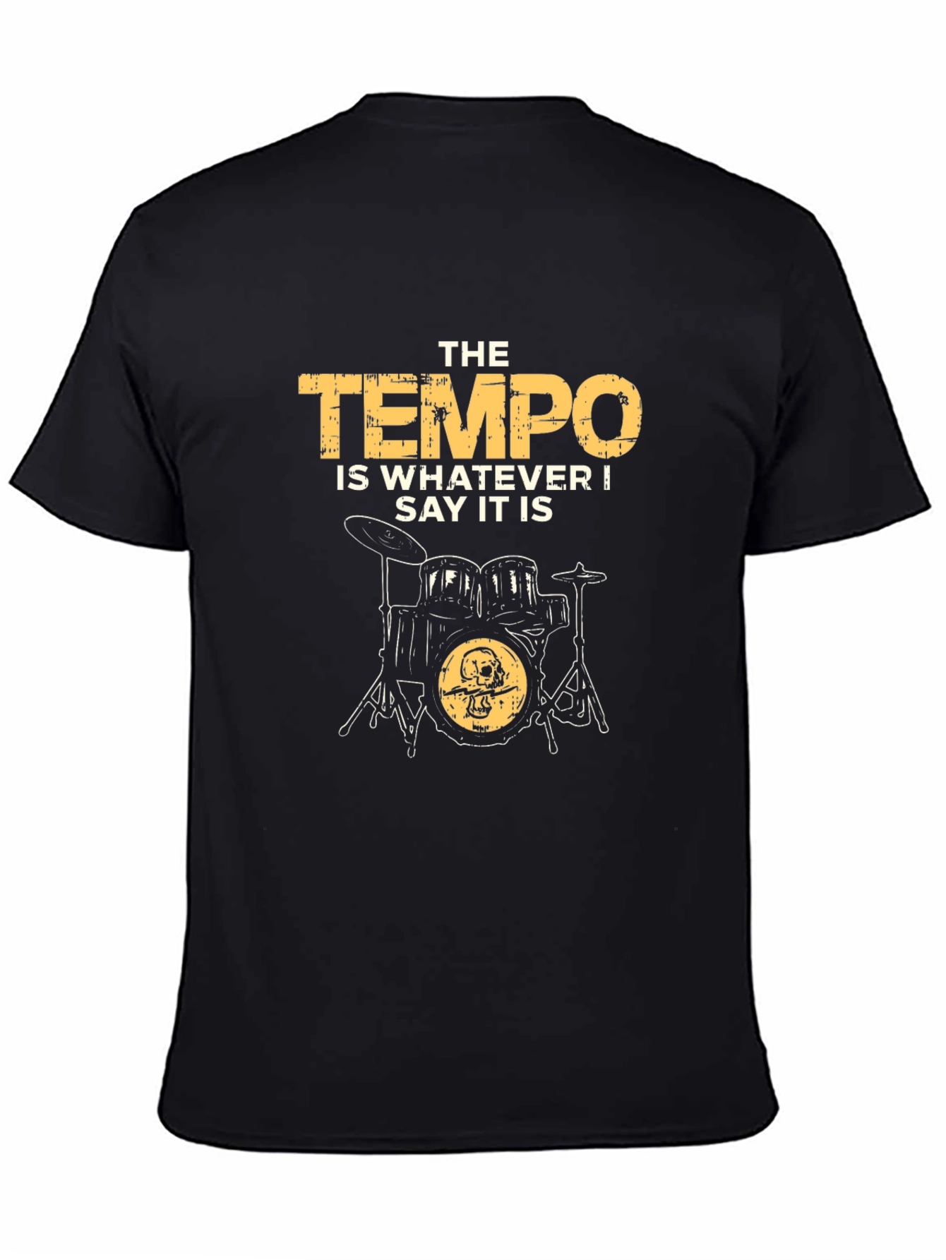 Tempo Drummer Graphic T-Shirt - Music Lover Tee