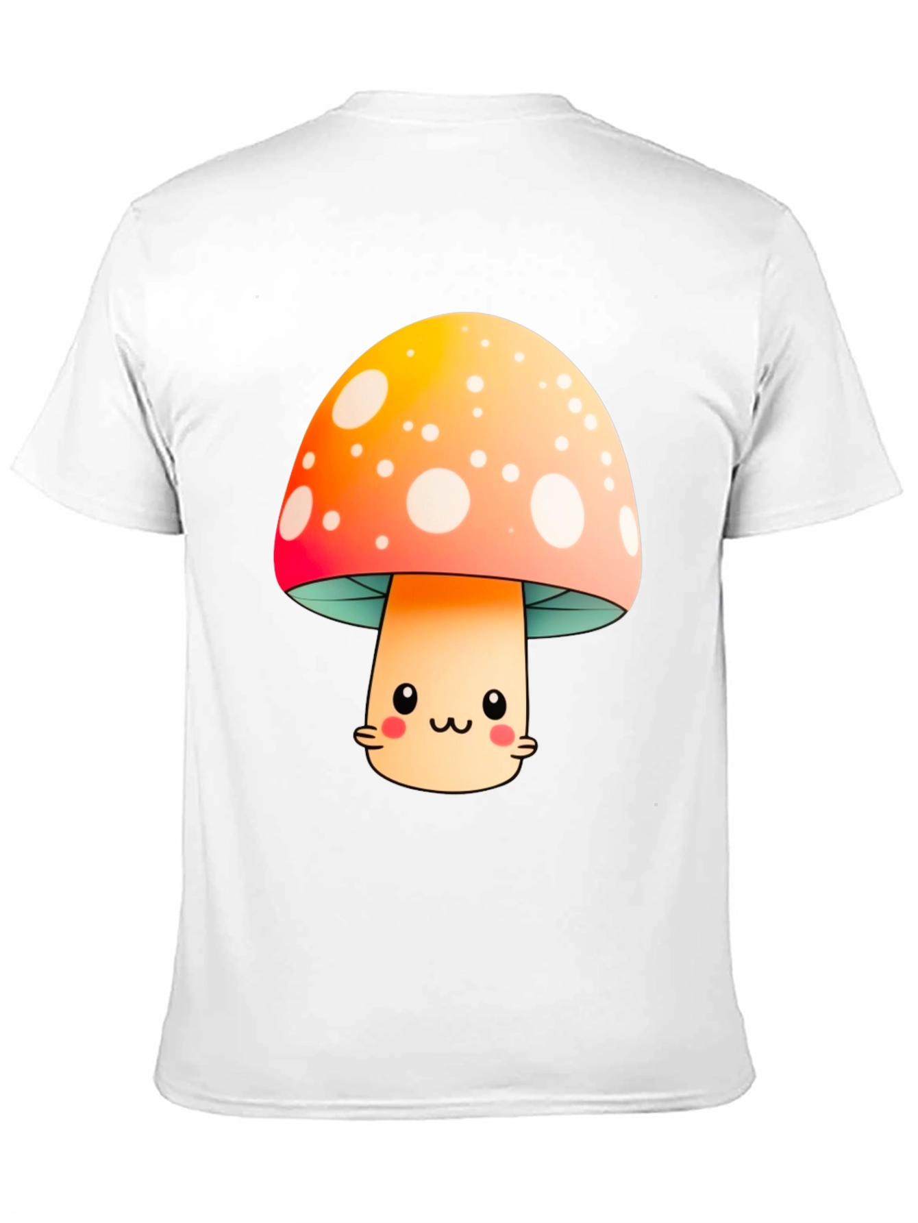 Cute Mushroom Graphic Tee - Kawaii Style