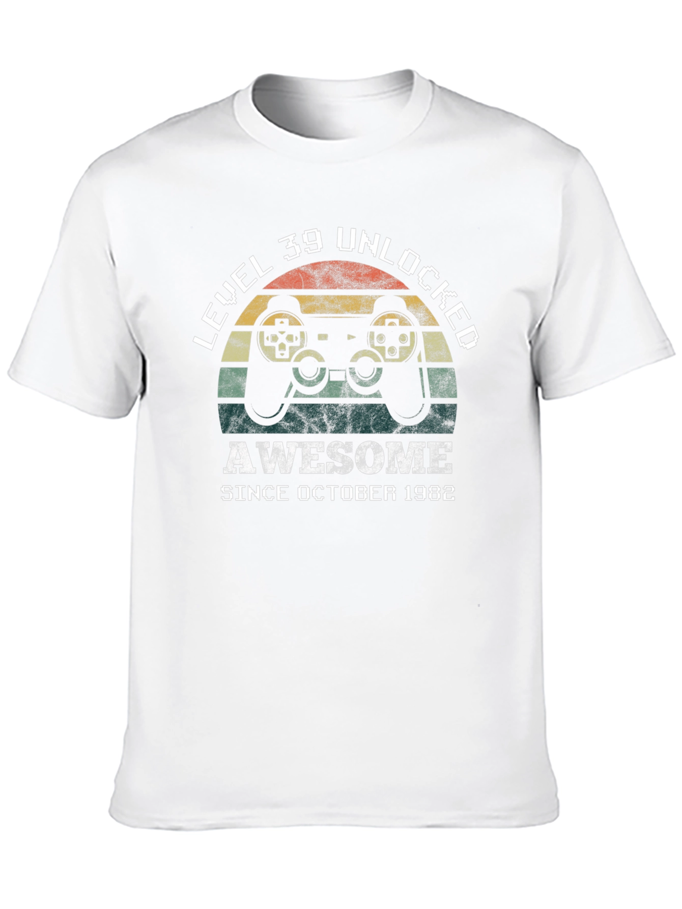 Level 39 Unlocked Since 1982 Gamer T-Shirt