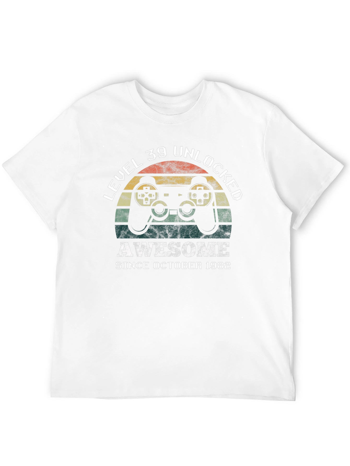 Level 39 Unlocked Since 1982 Gamer T-Shirt