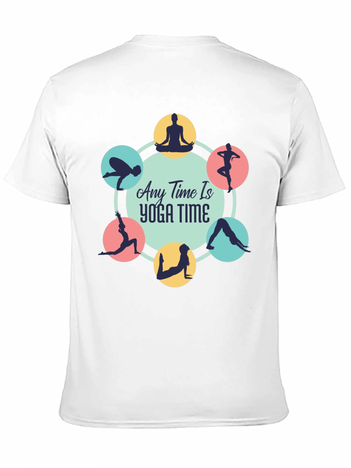 Yoga Time Black Tee: Find Your Zen