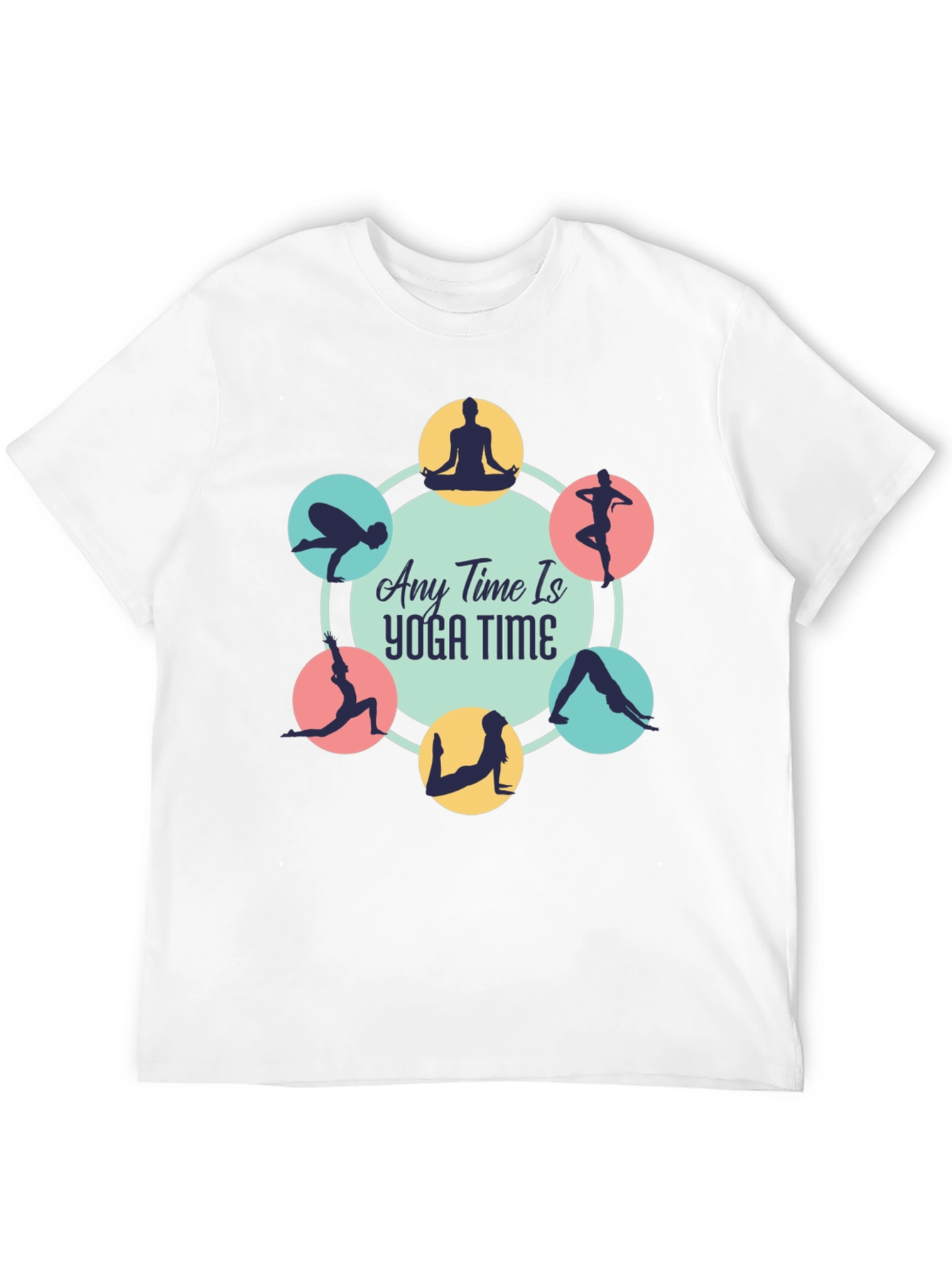 Yoga Time Black Tee: Find Your Zen