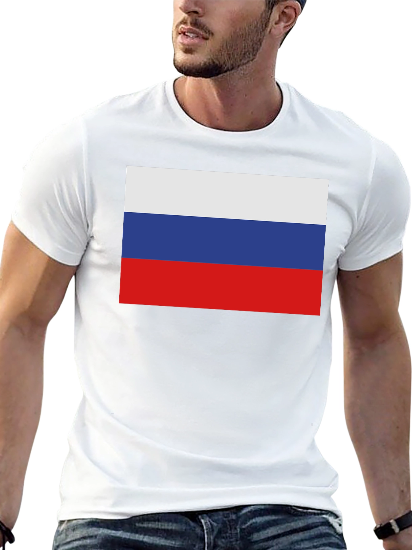 Russian Flag T-Shirt - Stylish Graphic Tee