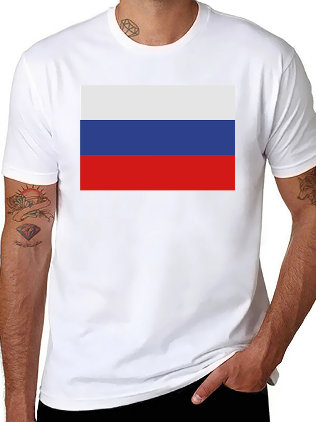 Russian Flag T-Shirt - Stylish Graphic Tee