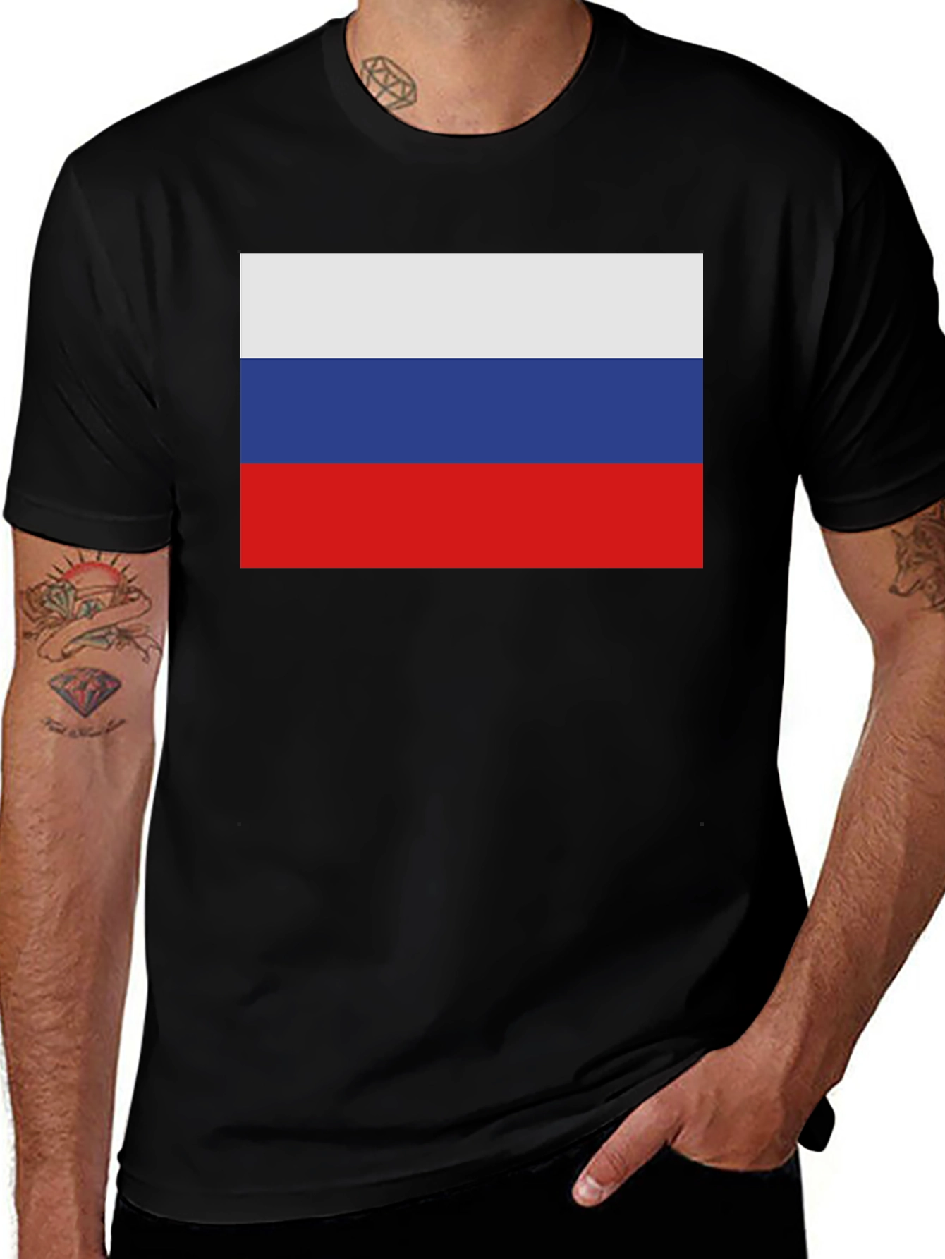 Russian Flag T-Shirt - Stylish Graphic Tee