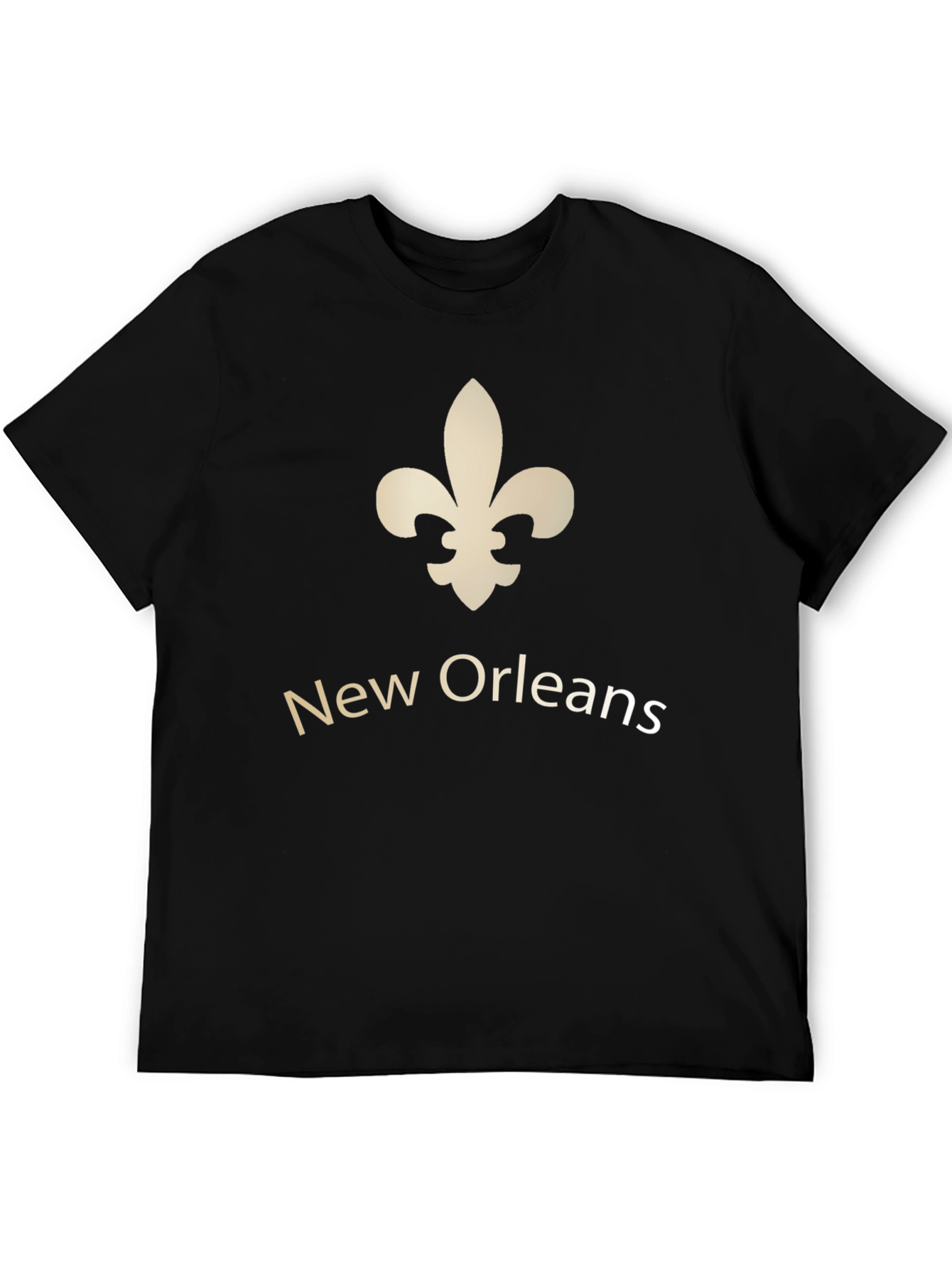 New Orleans Fleur-de-lis Black T-Shirt