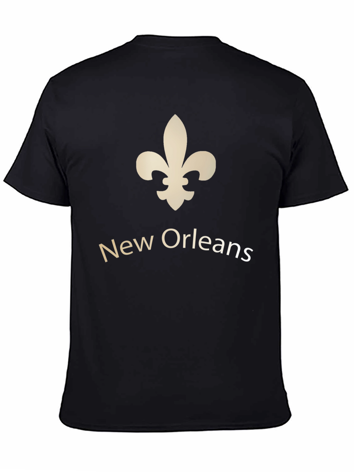 New Orleans Fleur-de-lis Black T-Shirt