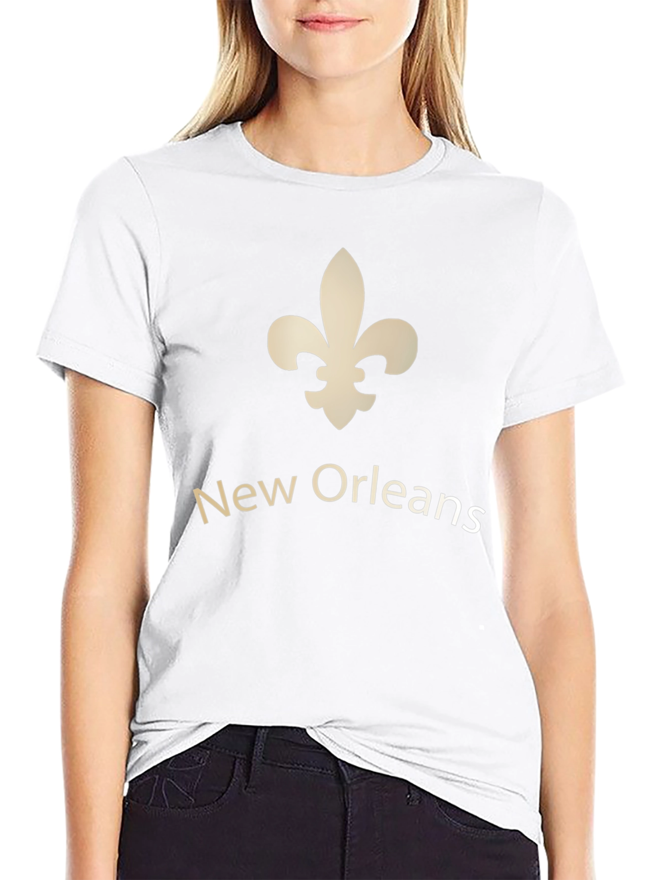 New Orleans Fleur-de-lis Black T-Shirt