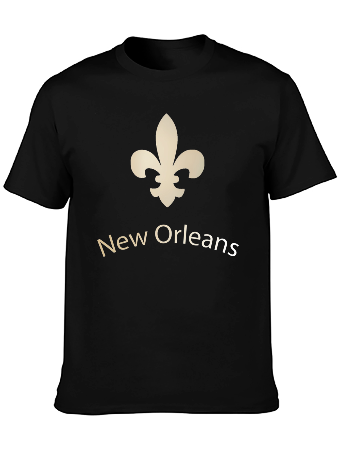 New Orleans Fleur-de-lis Black T-Shirt