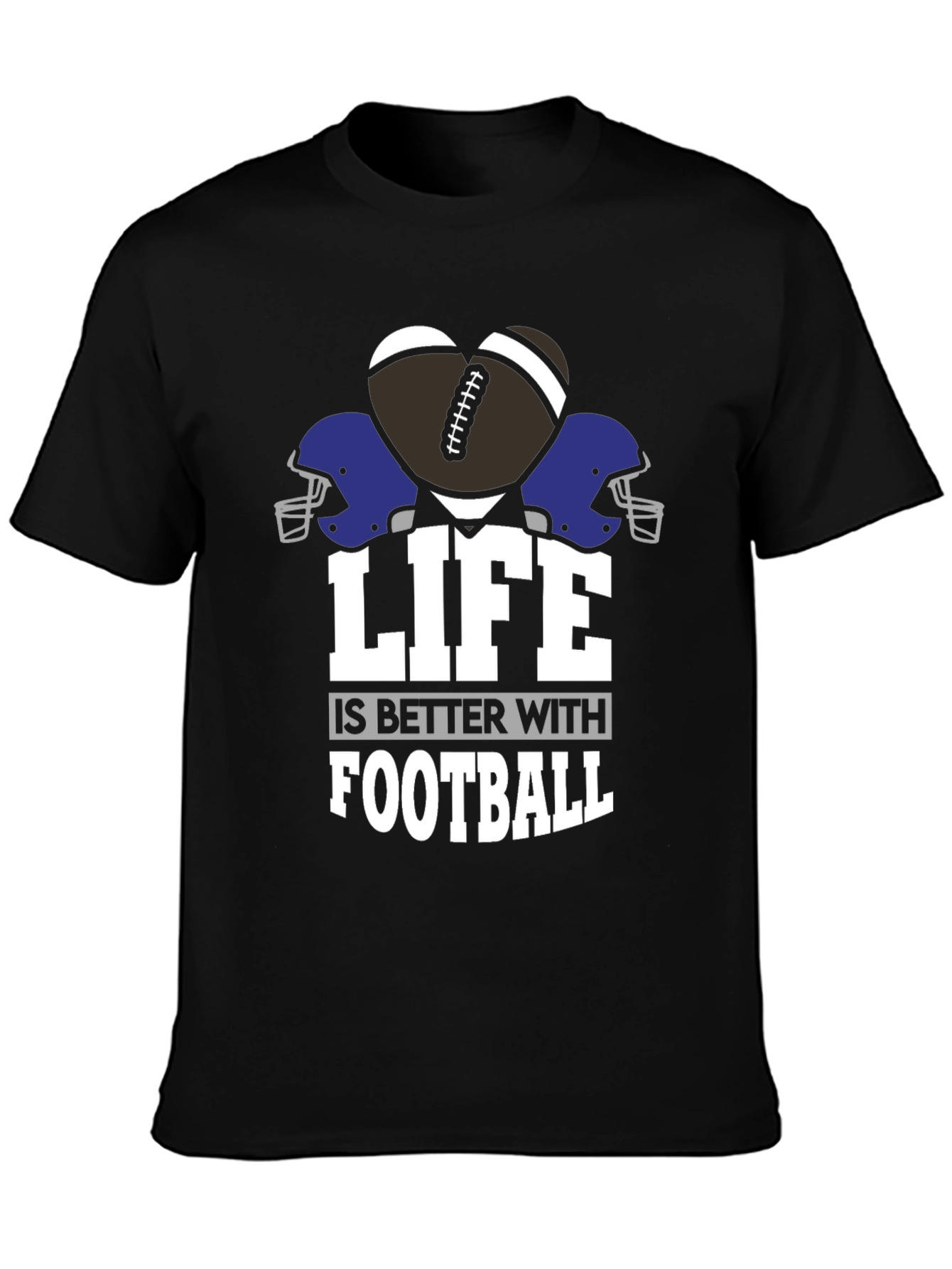 Life is Better with Football Graphic Tee
