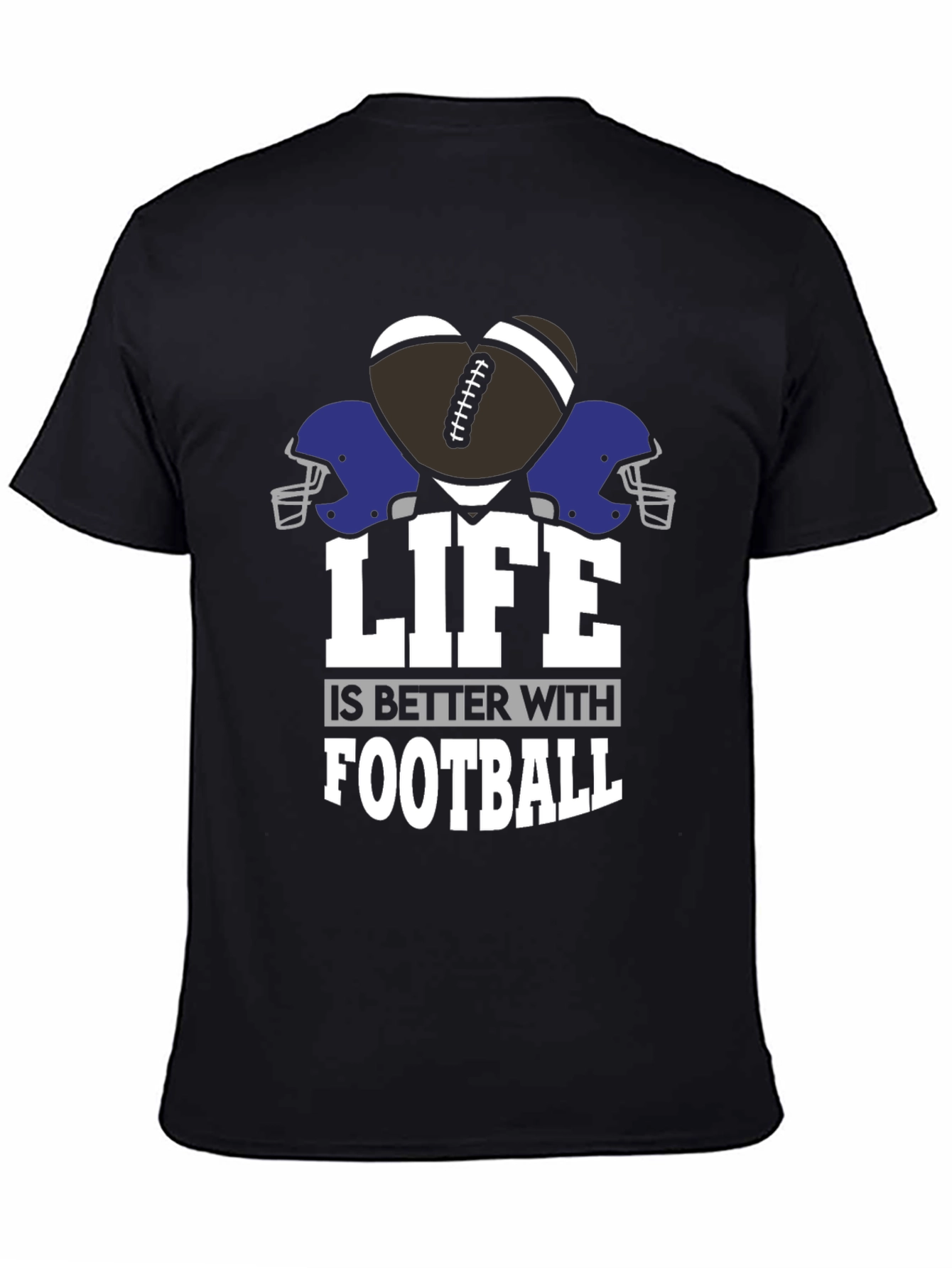 Life is Better with Football Graphic Tee