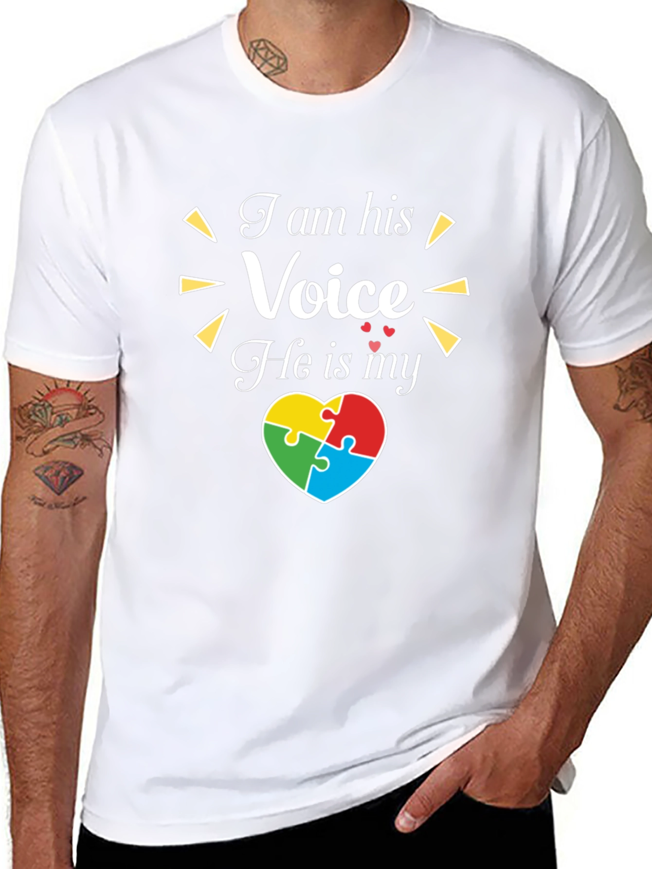 I am His Voice Autism Awareness T-Shirt