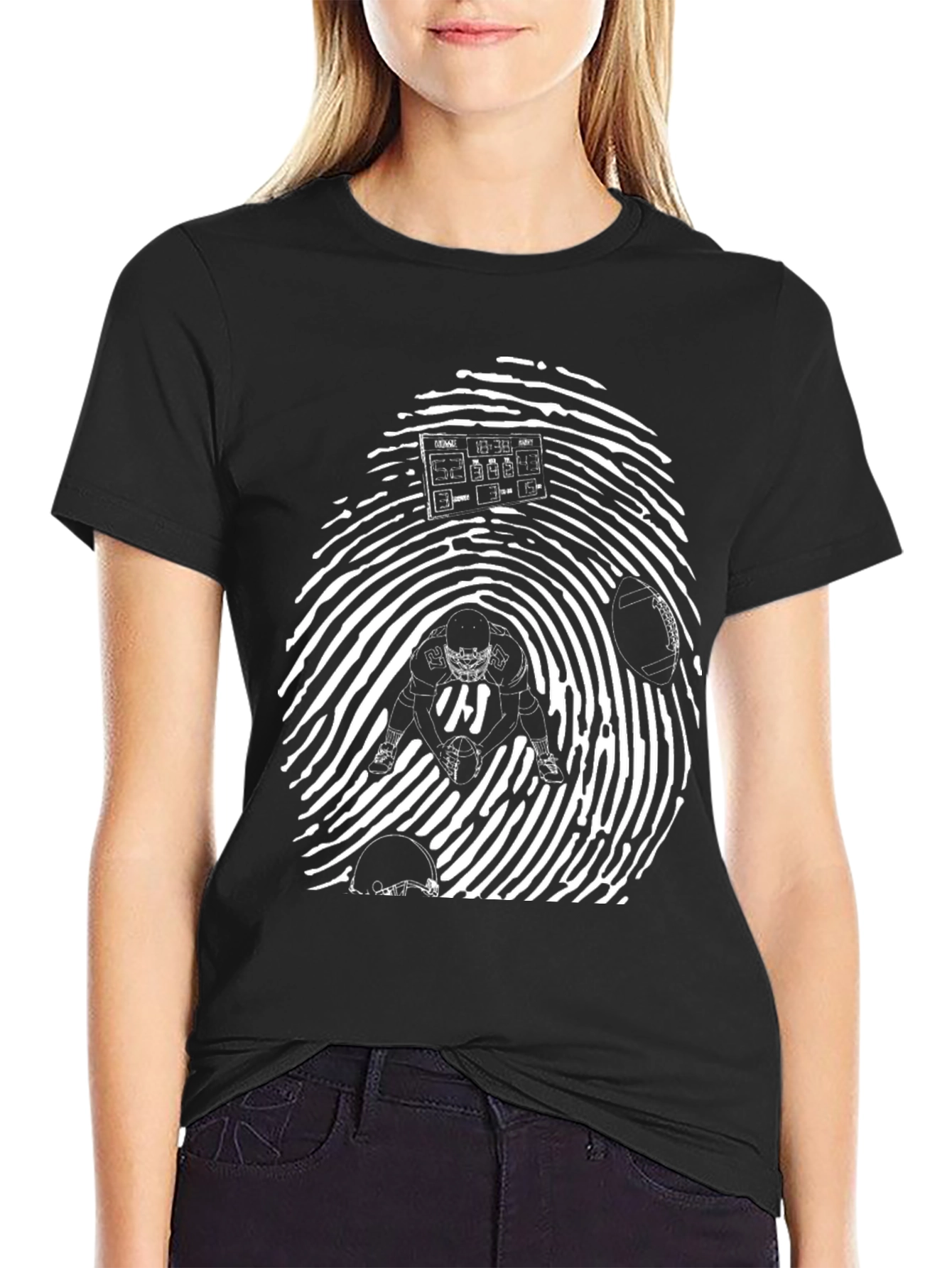 Football DNA Black T-Shirt