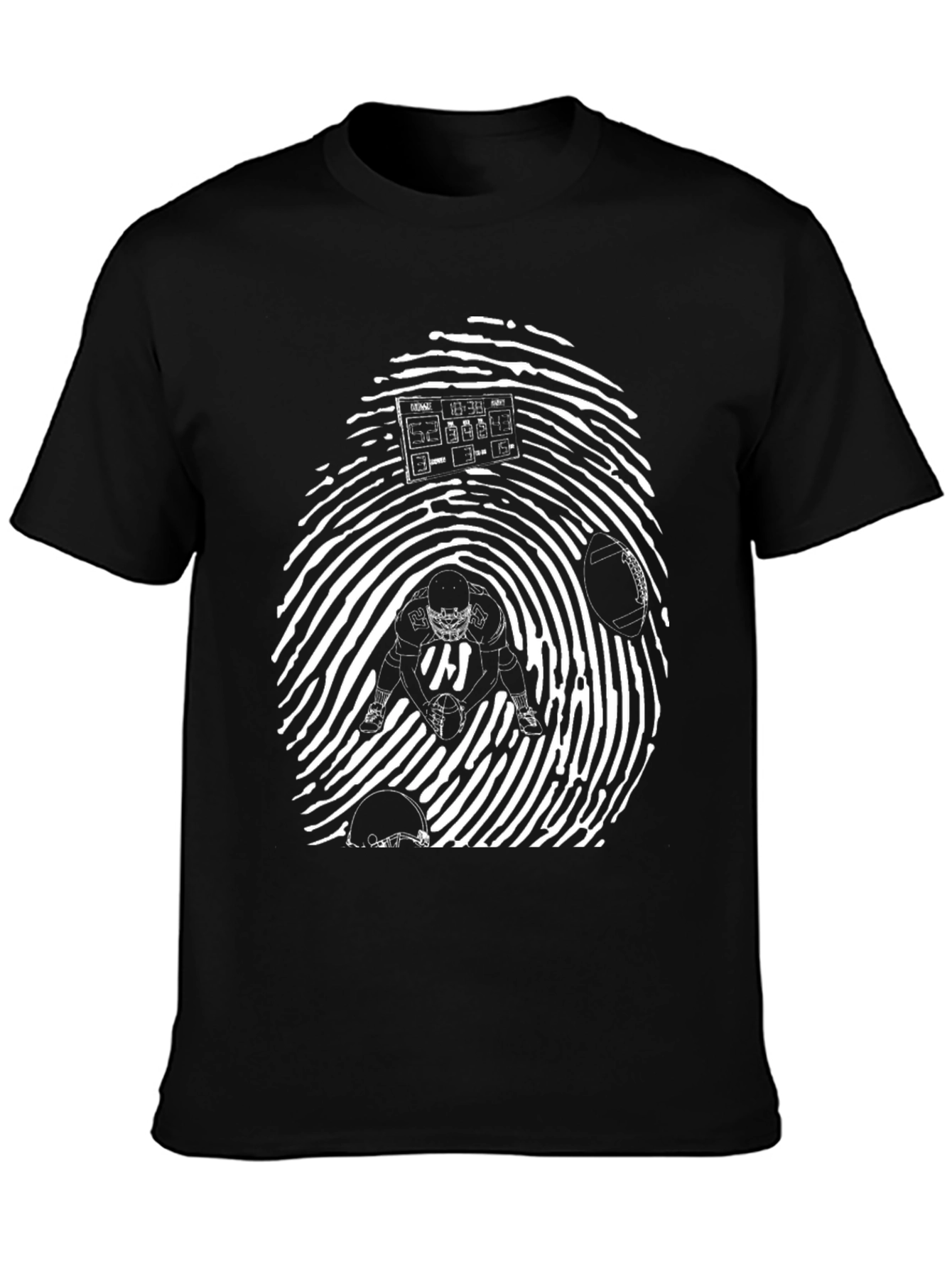 Football DNA Black T-Shirt