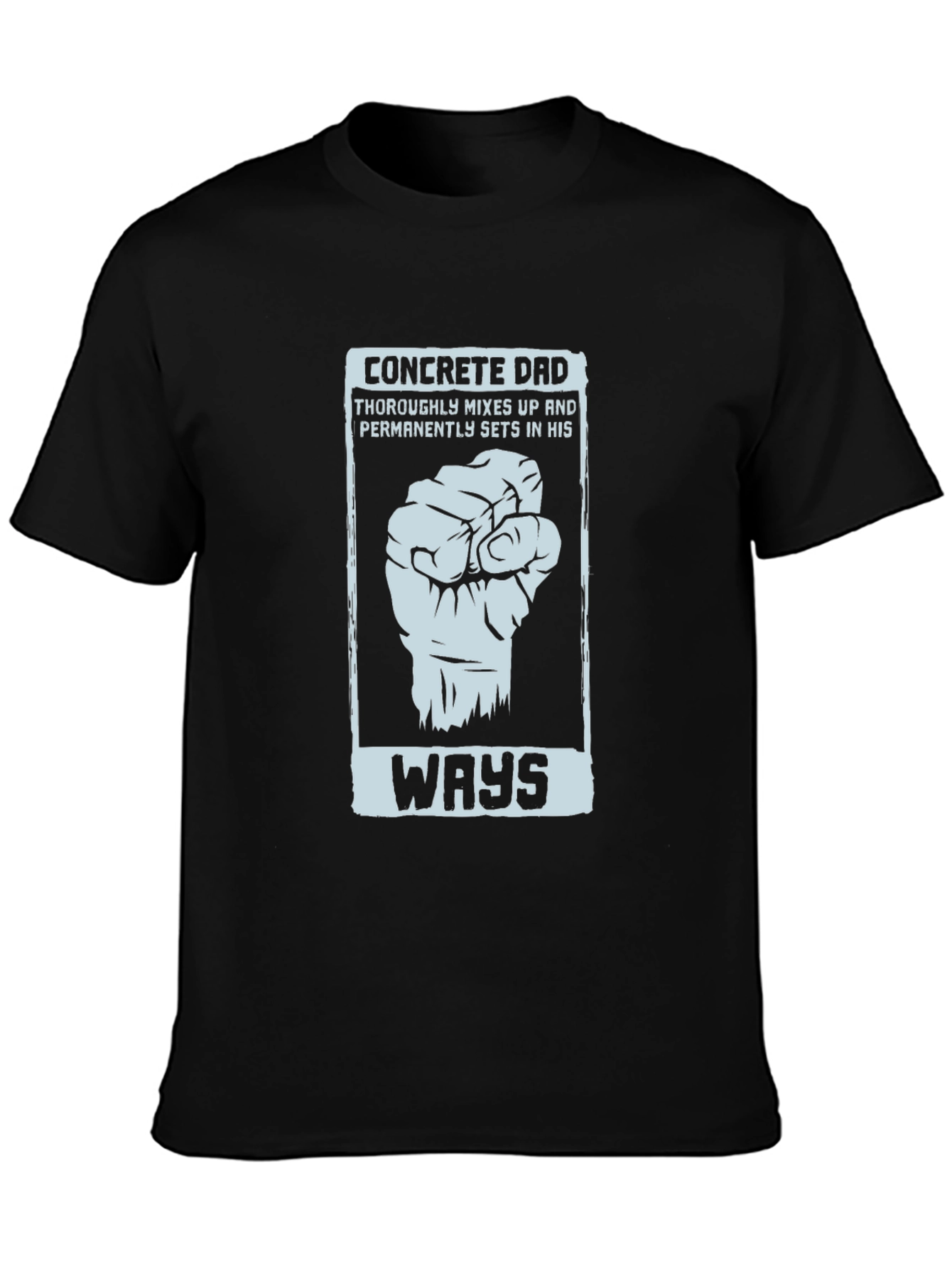 Concrete Dad Funny Graphic T-Shirt