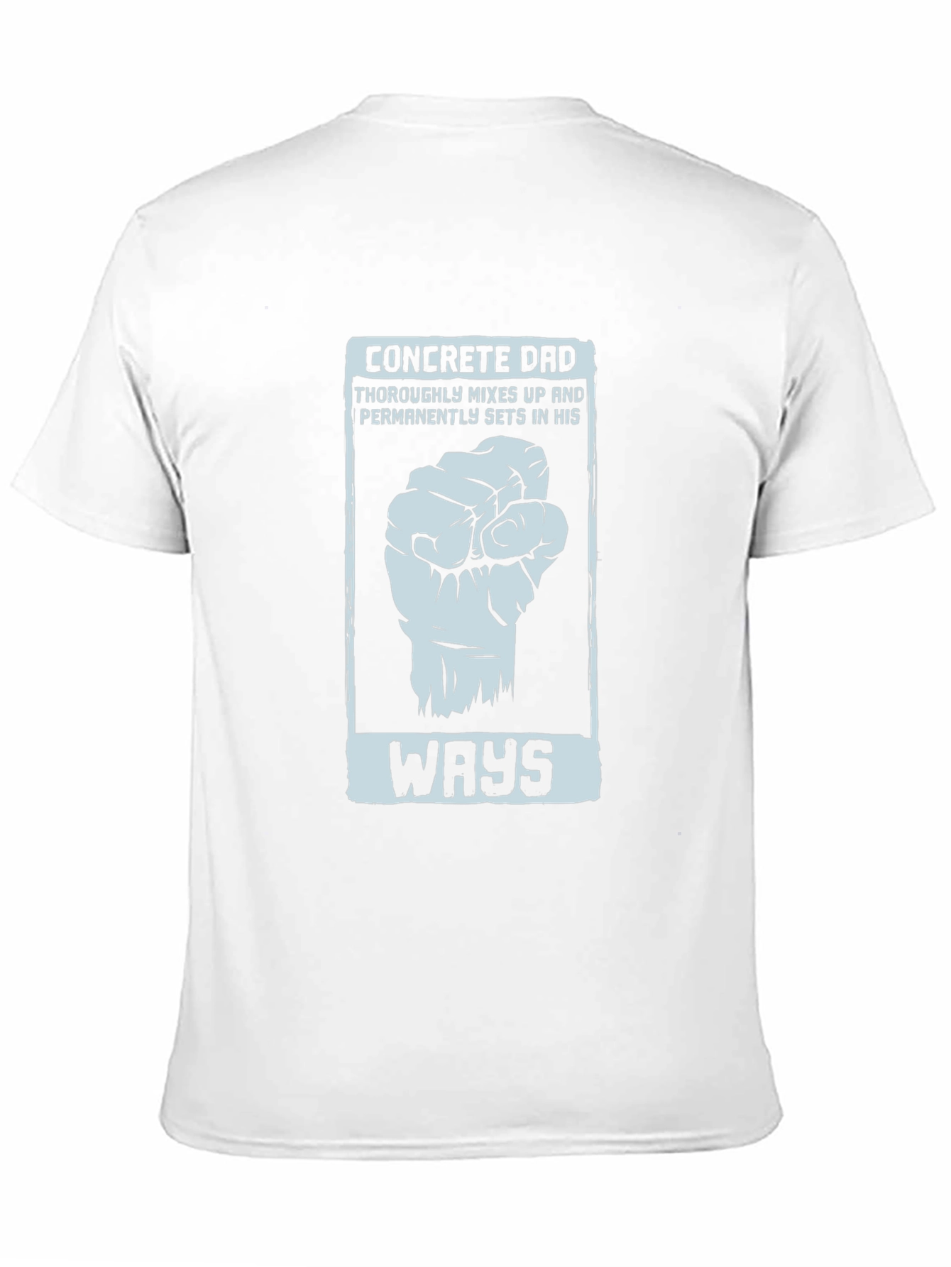Concrete Dad Funny Graphic T-Shirt
