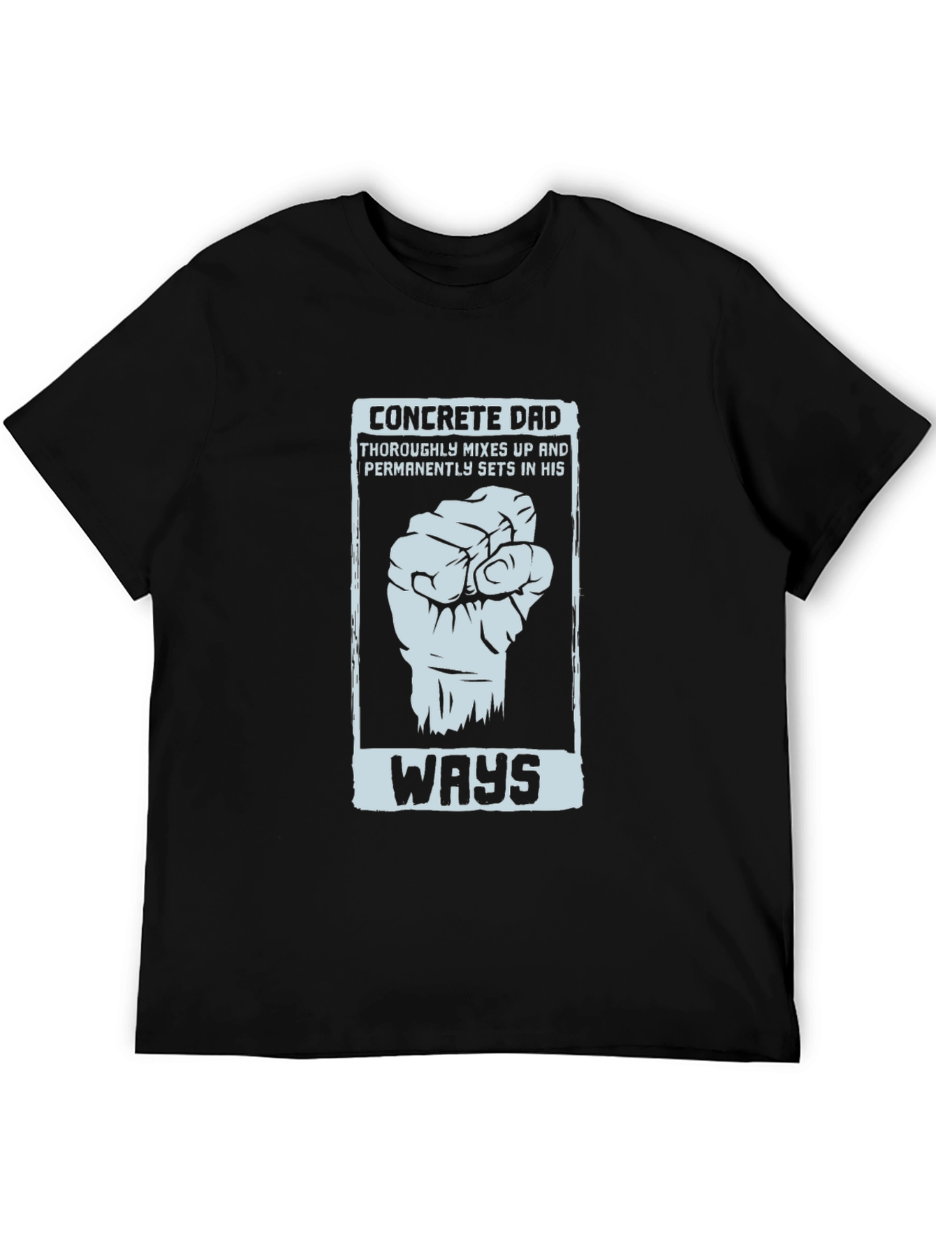 Concrete Dad Funny Graphic T-Shirt