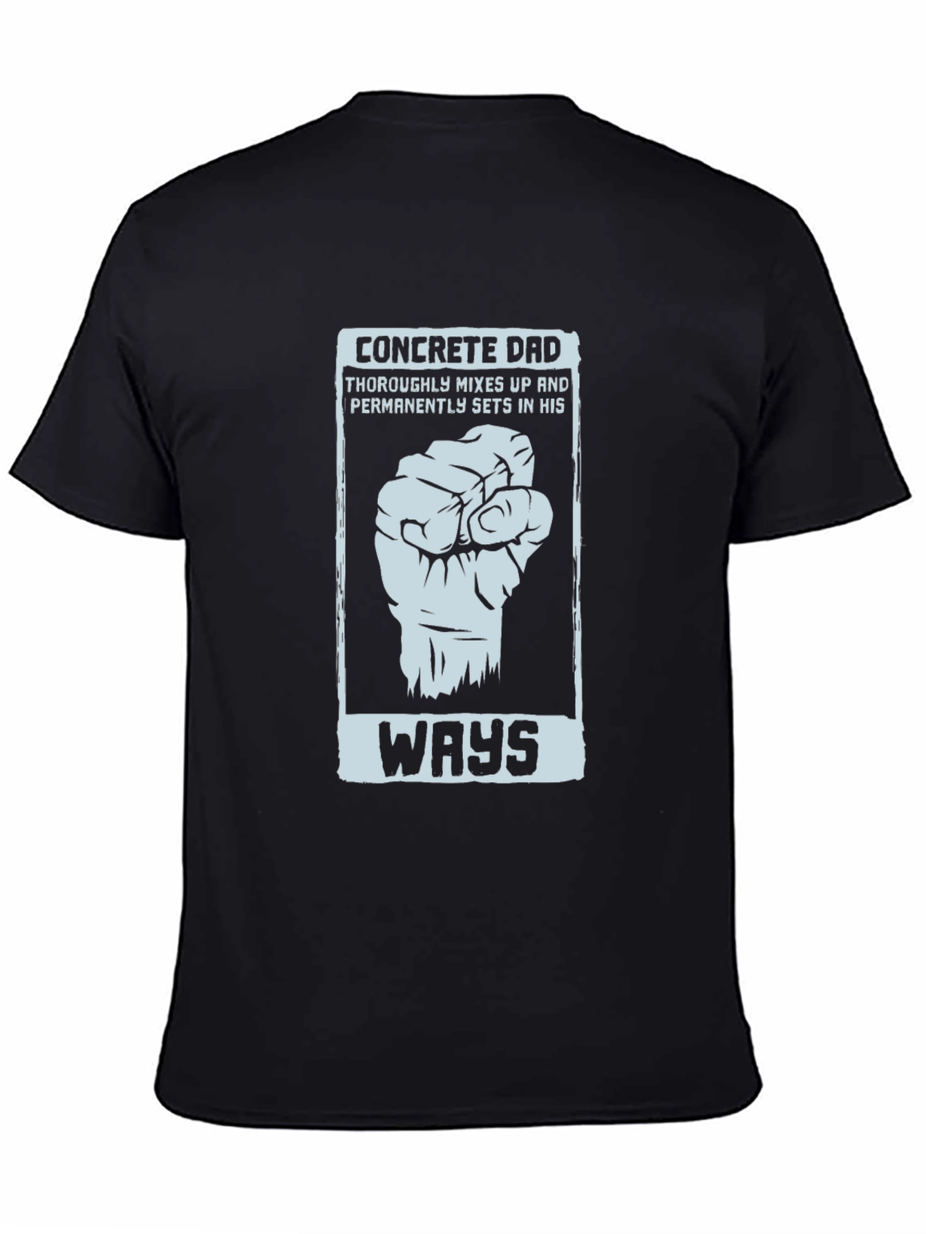 Concrete Dad Funny Graphic T-Shirt