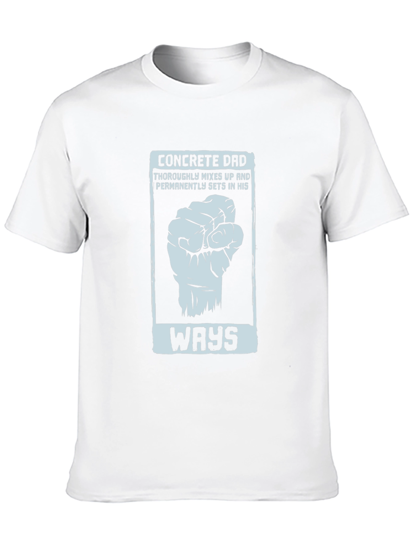 Concrete Dad Funny Graphic T-Shirt