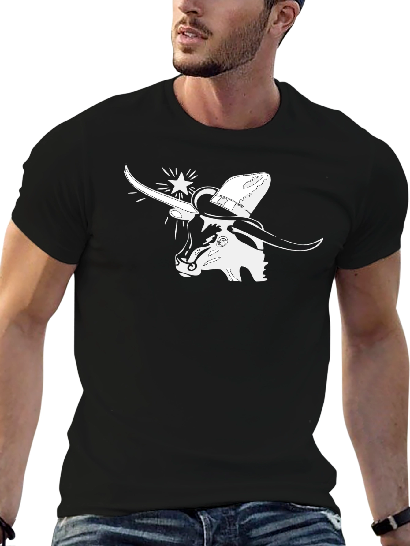 Texas Longhorn Cowboy T-Shirt