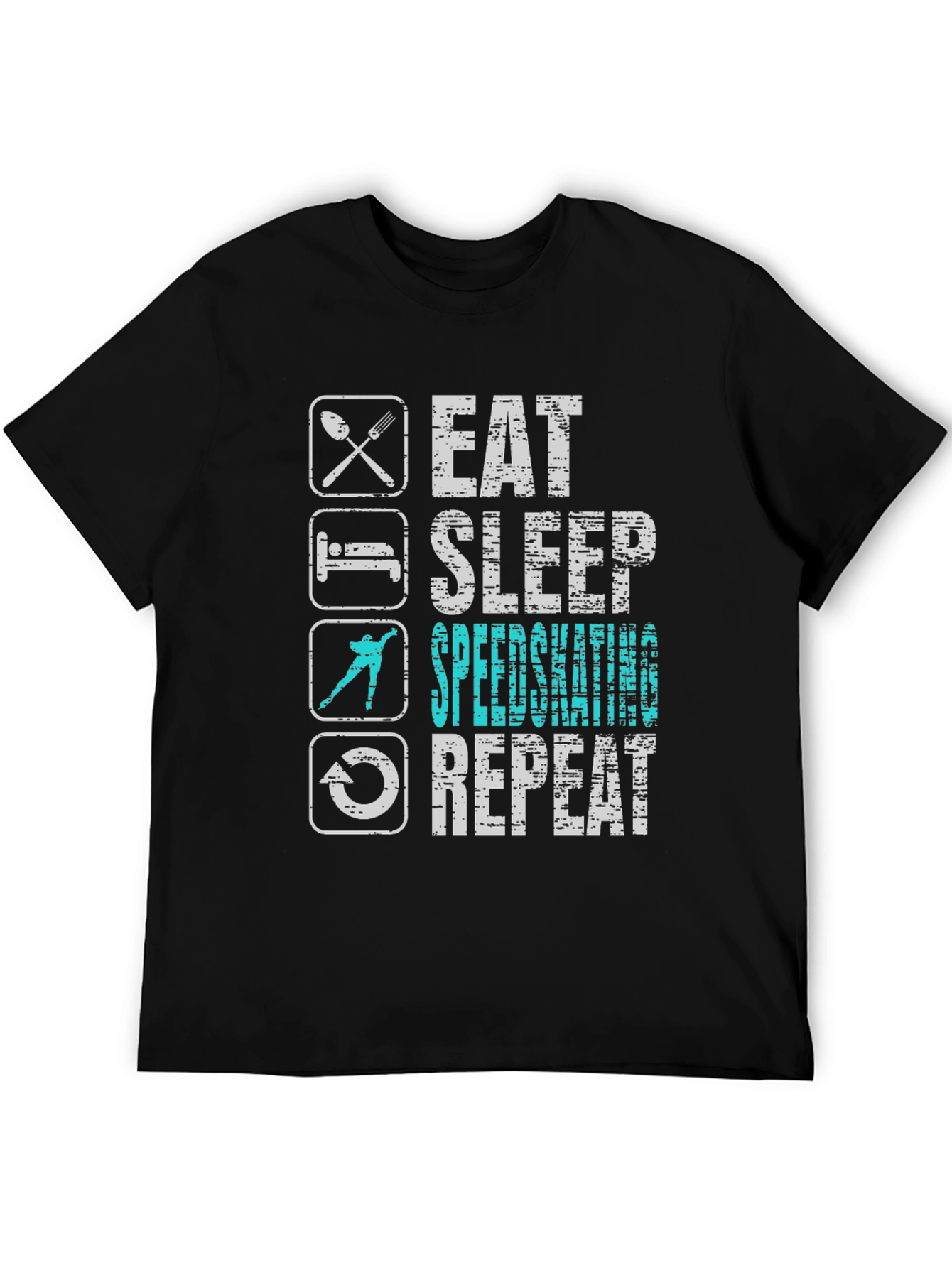 Eat Sleep Speedskating Repeat T-Shirt