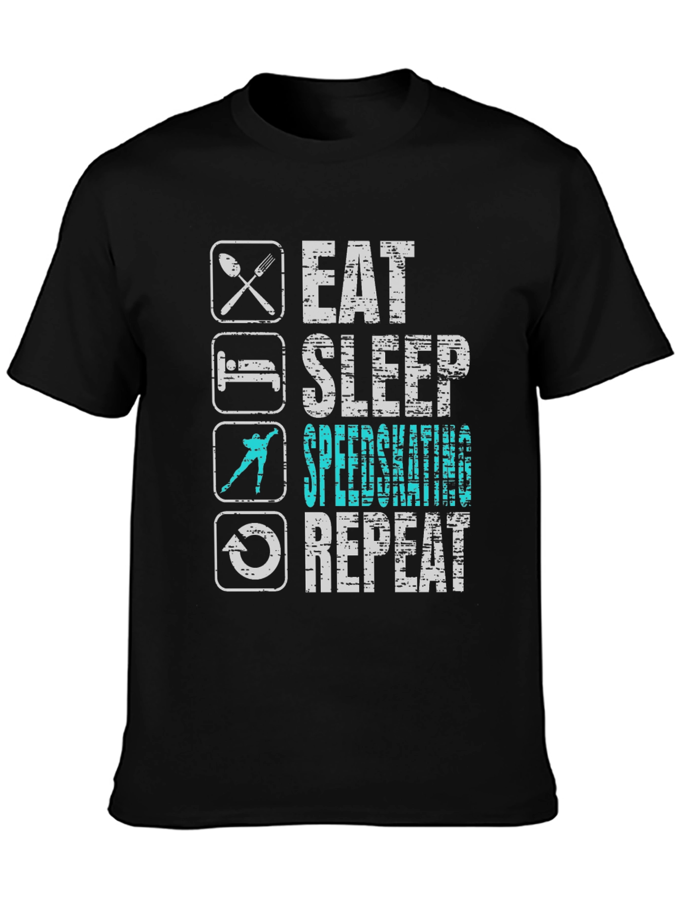 Eat Sleep Speedskating Repeat T-Shirt