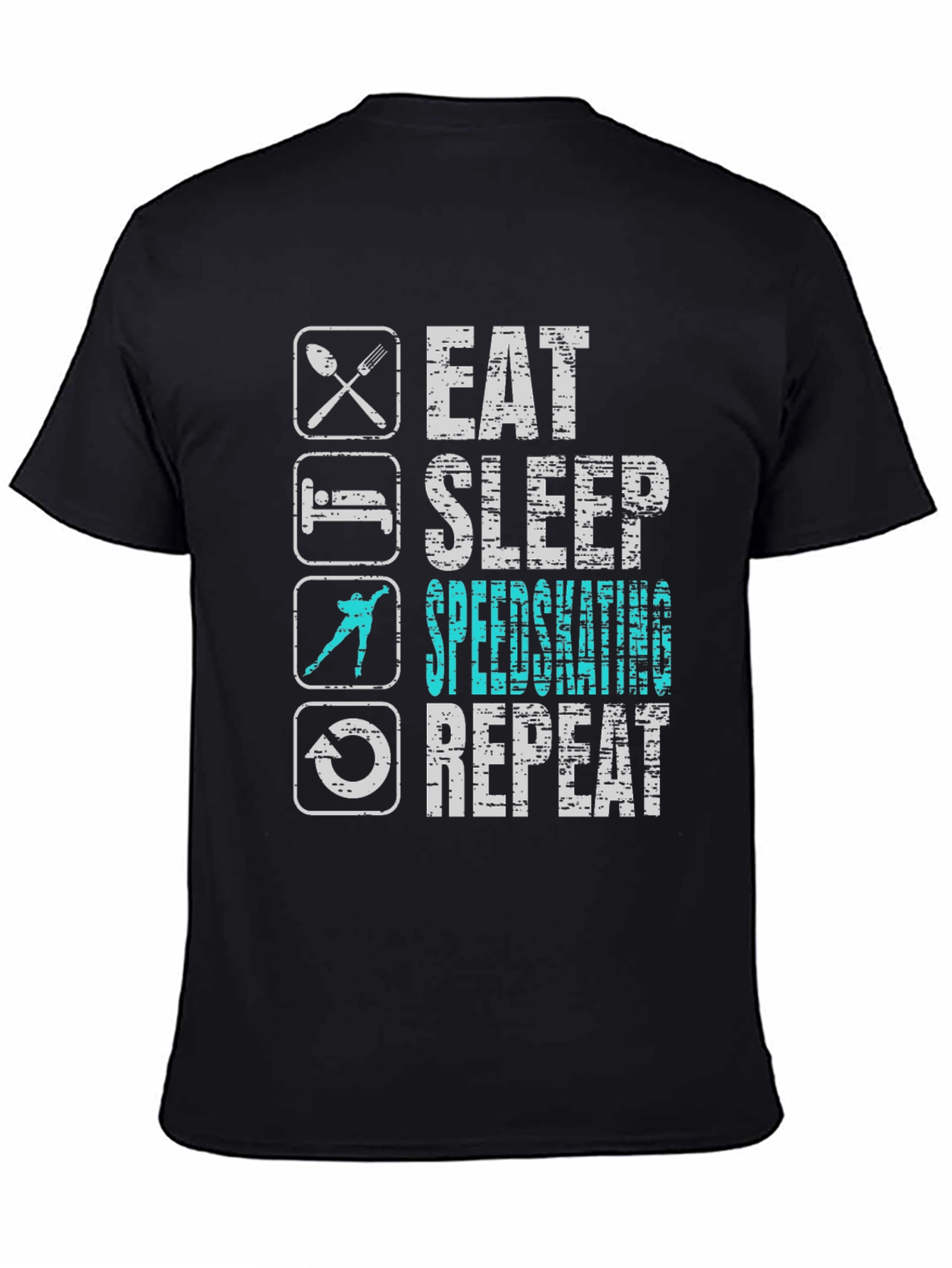 Eat Sleep Speedskating Repeat T-Shirt