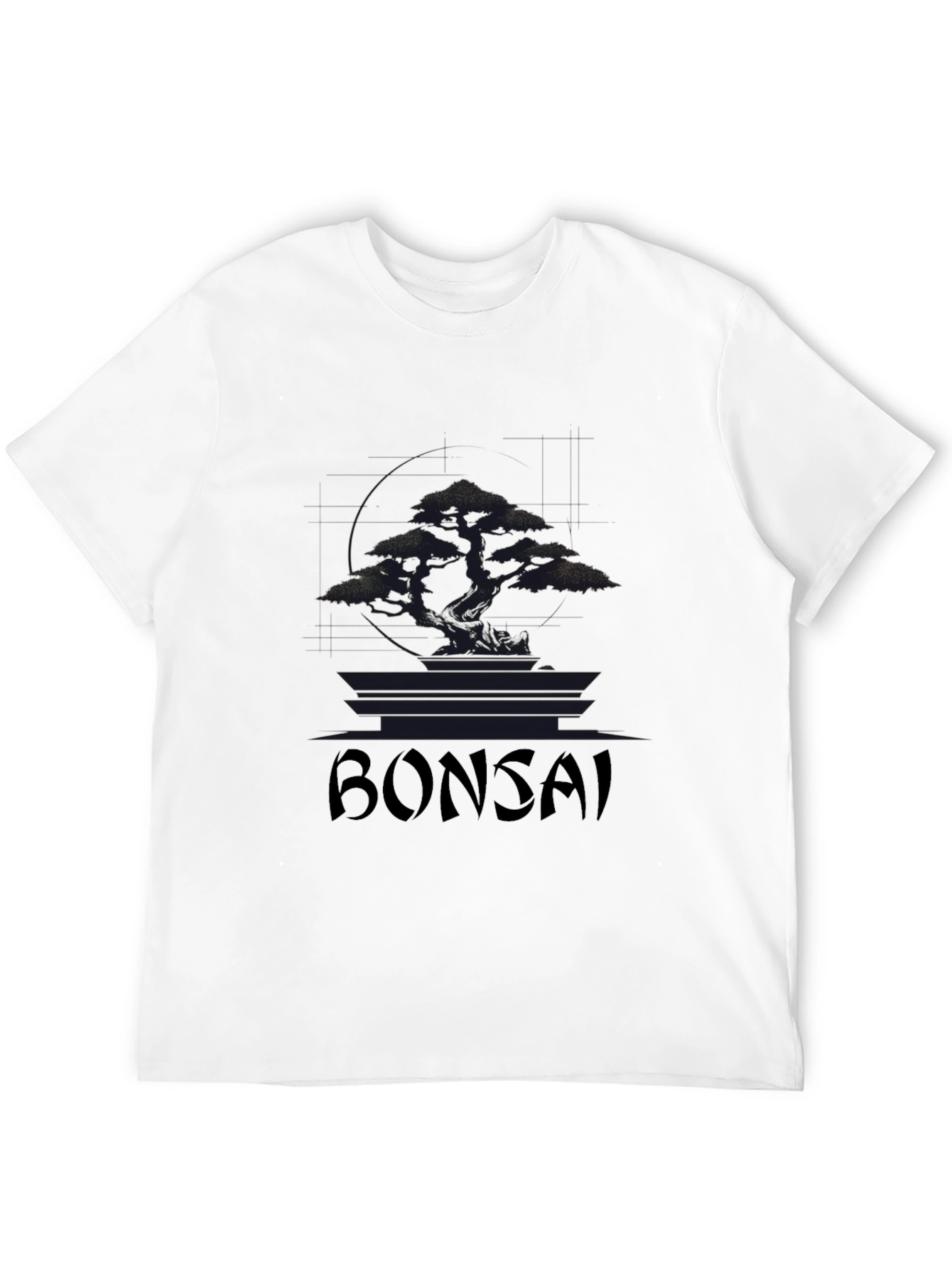 Bonsai Tree Graphic T-Shirt - Classic Black Tee