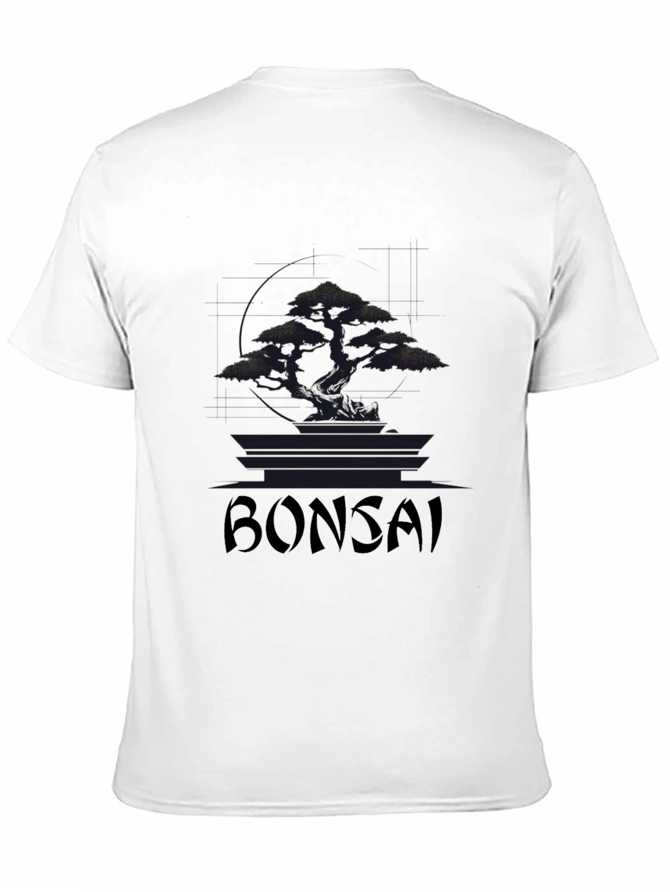 Bonsai Tree Graphic T-Shirt - Classic Black Tee