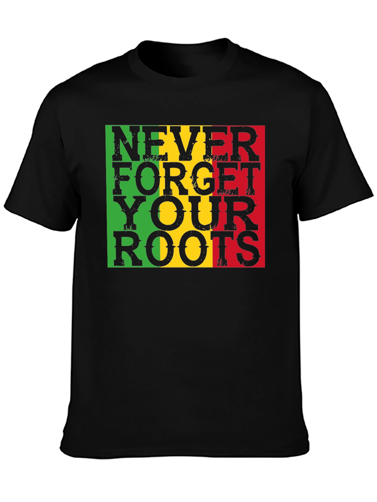 Roots Reggae Rasta T-Shirt - Never Forget Roots