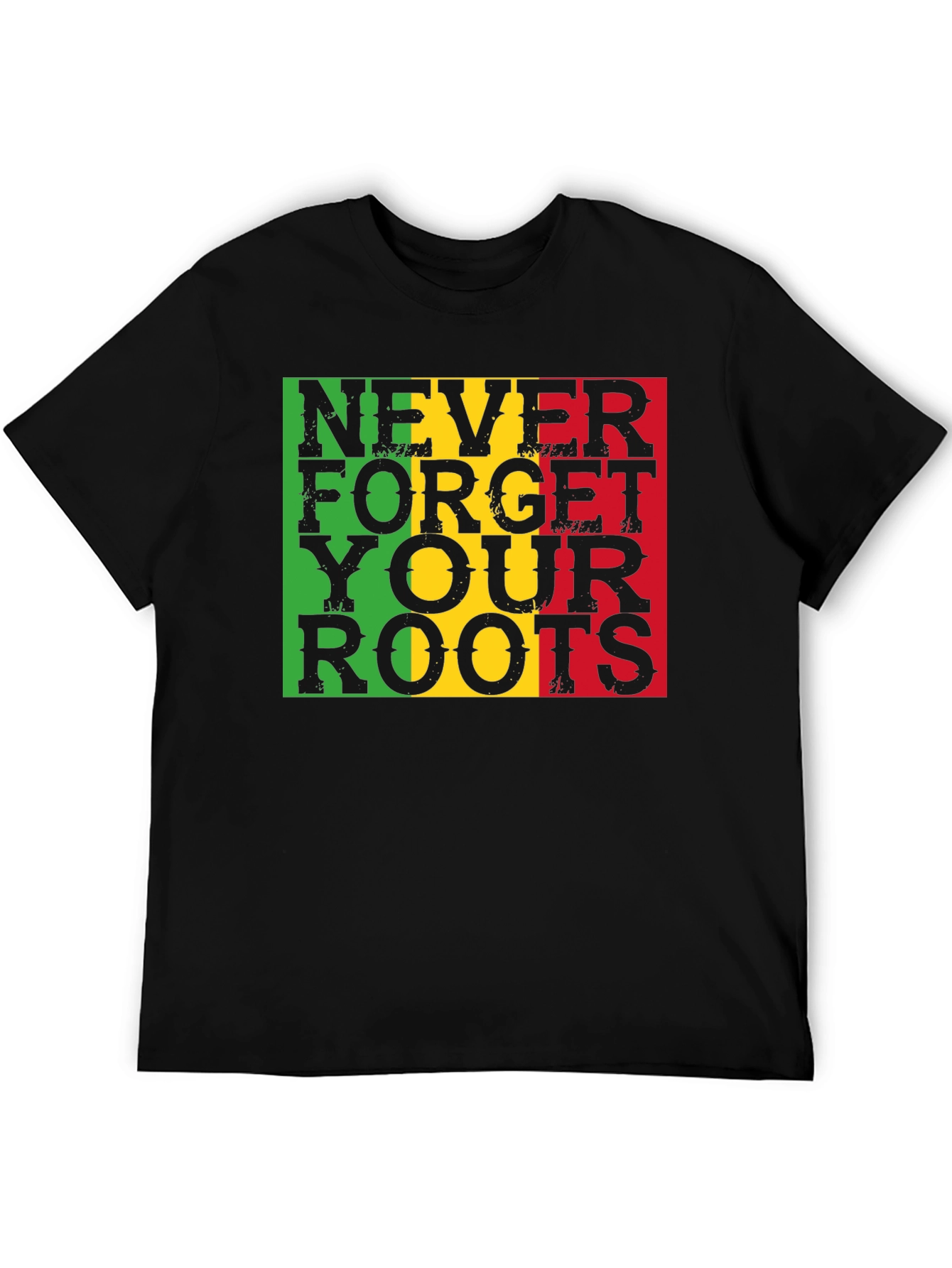 Roots Reggae Rasta T-Shirt - Never Forget Roots