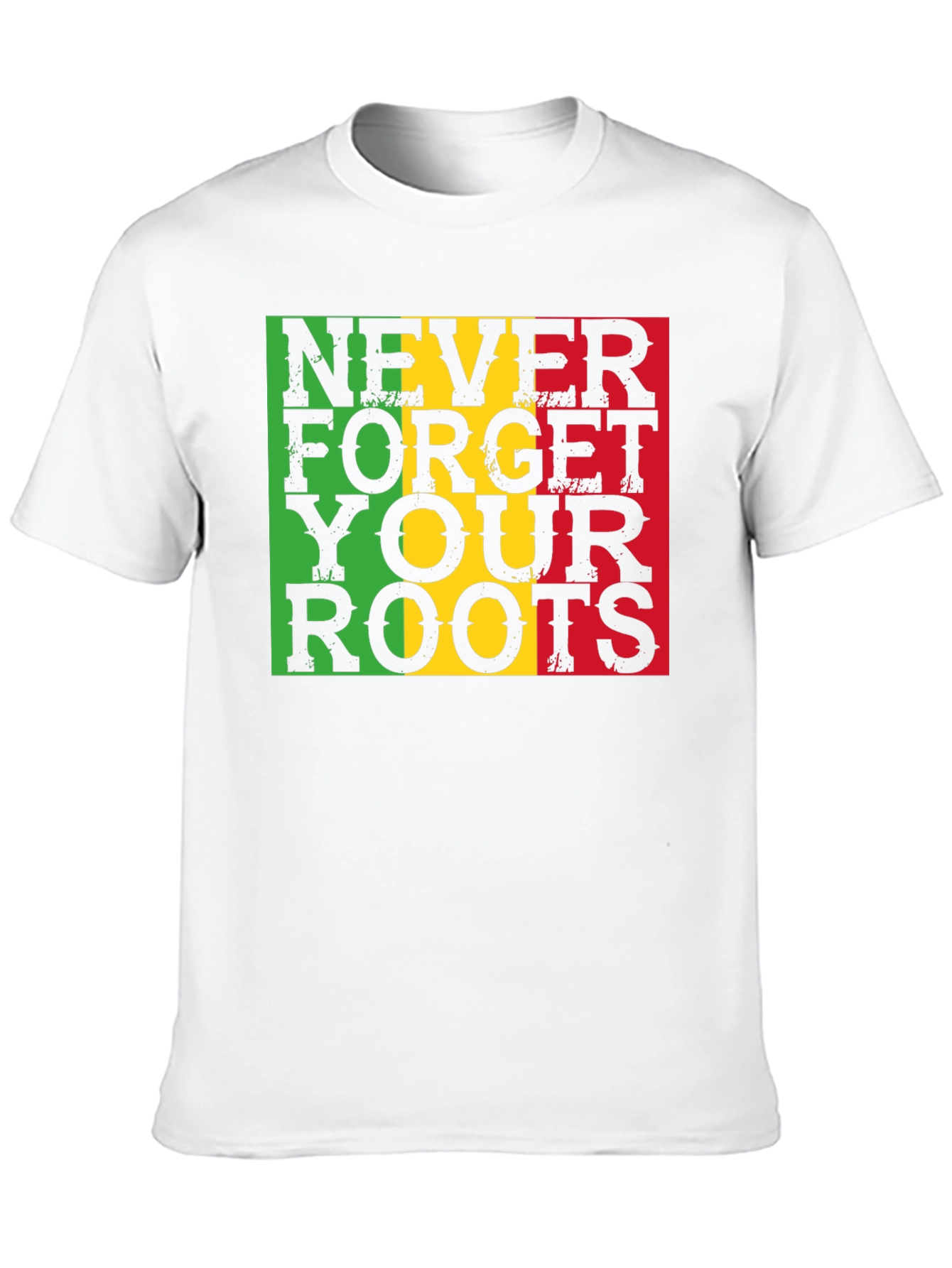 Roots Reggae Rasta T-Shirt - Never Forget Roots