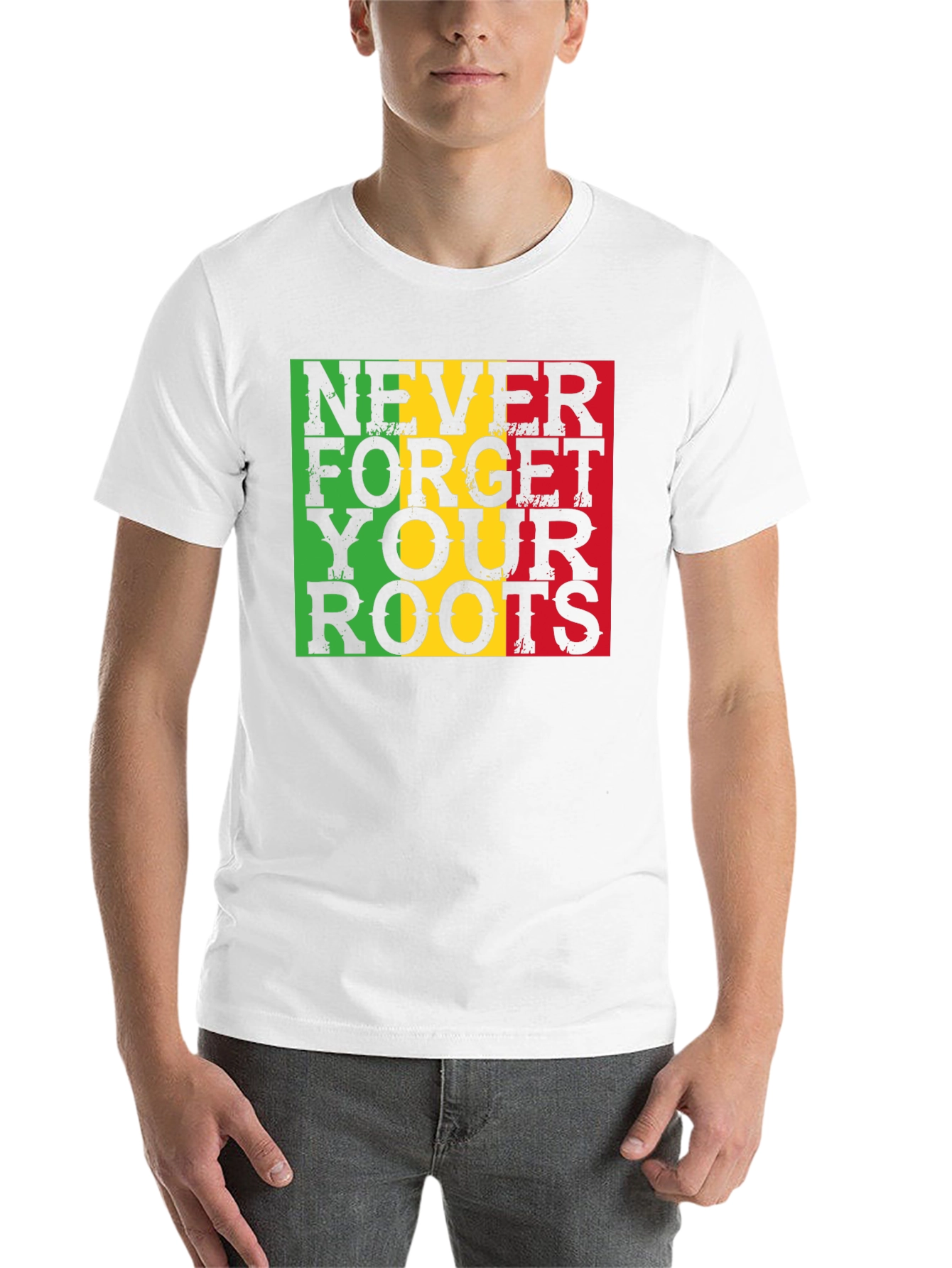 Roots Reggae Rasta T-Shirt - Never Forget Roots