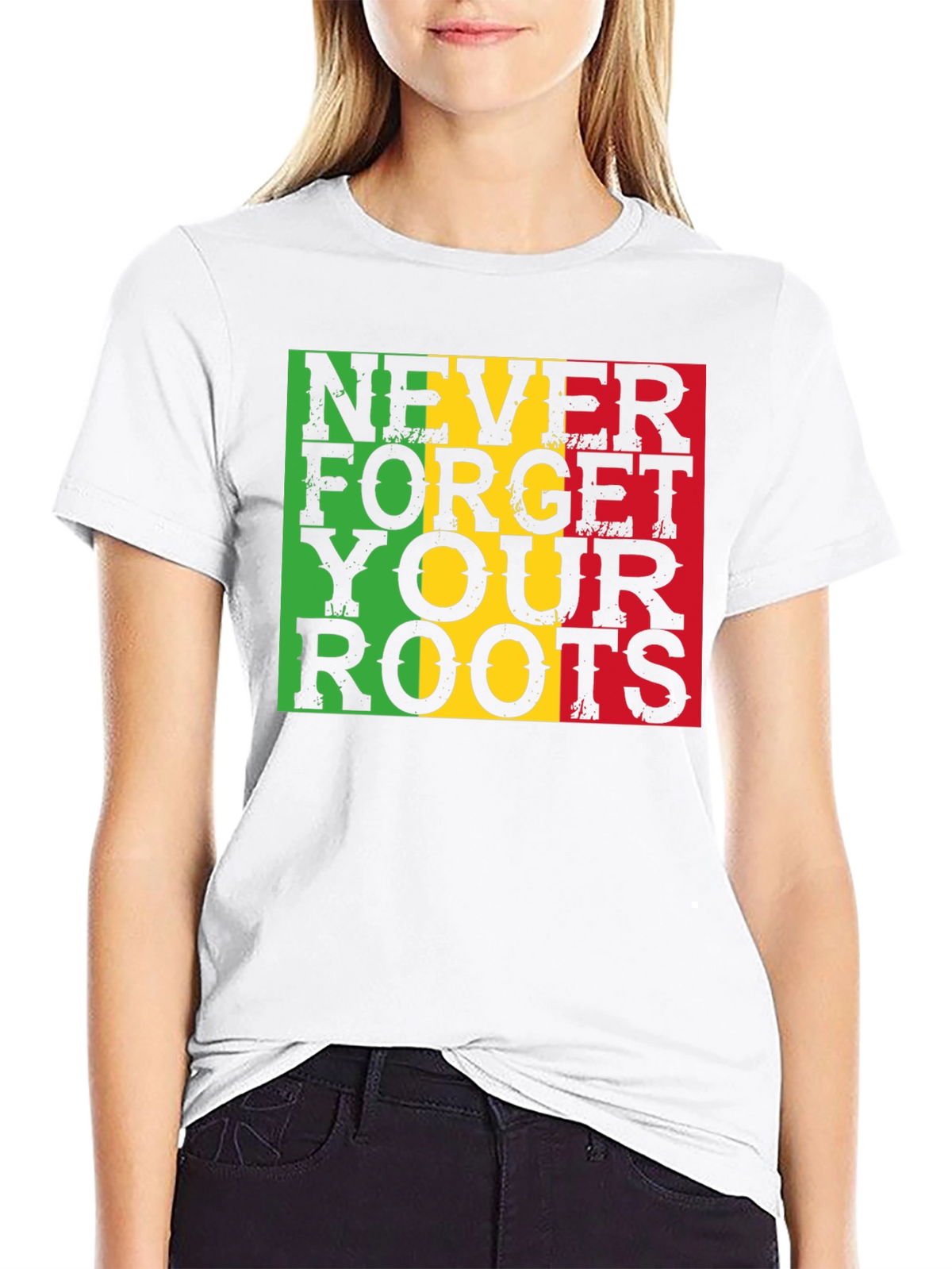 Roots Reggae Rasta T-Shirt - Never Forget Roots