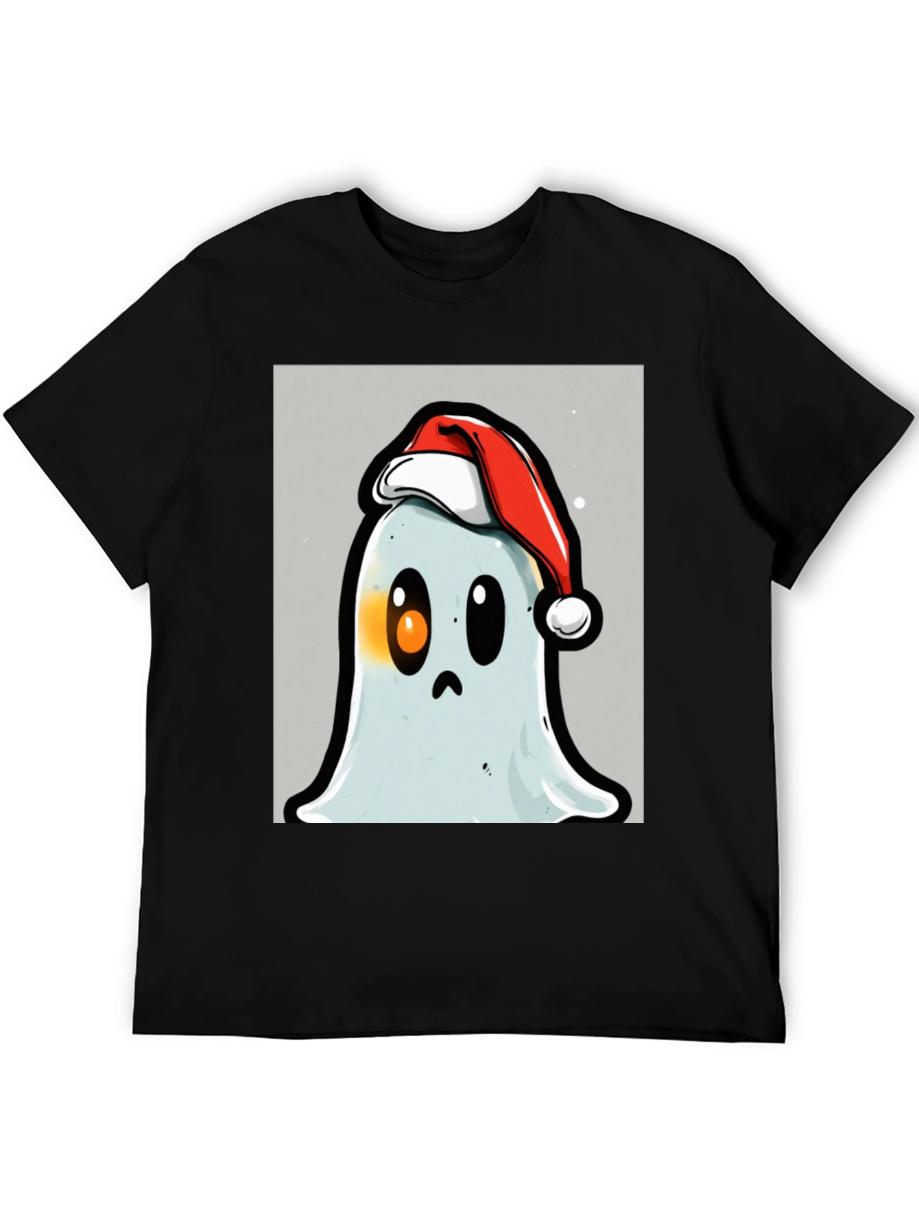 Festive Ghost T-Shirt - Holiday Spirit