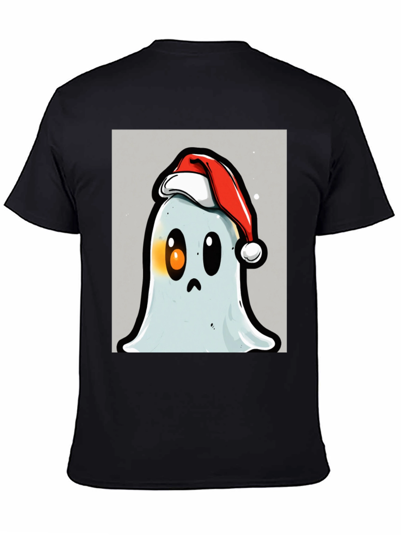Festive Ghost T-Shirt - Holiday Spirit