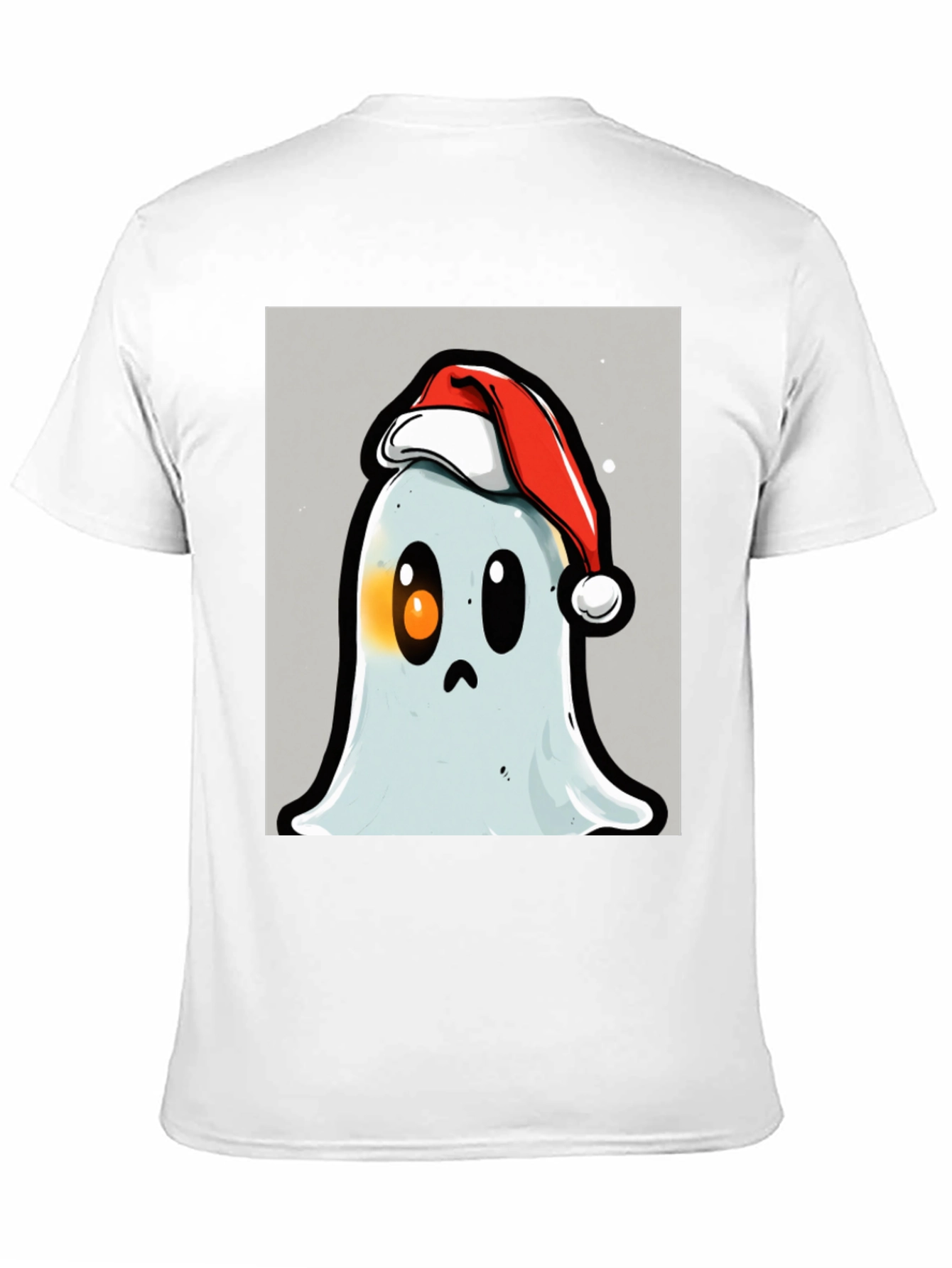 Festive Ghost T-Shirt - Holiday Spirit