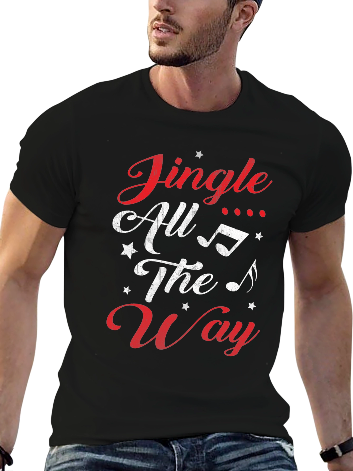 Jingle All The Way Christmas Holiday Graphic Tee