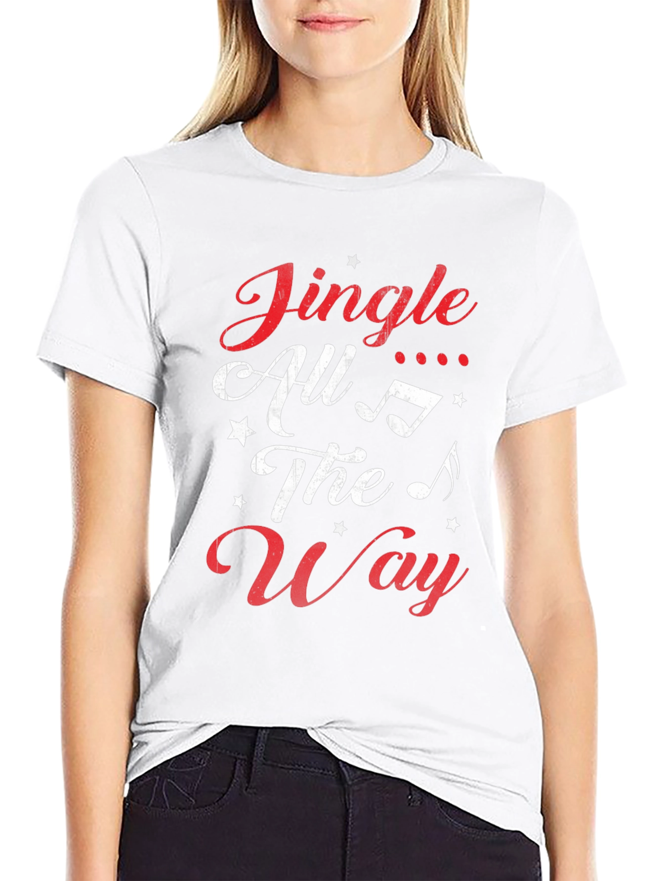 Jingle All The Way Christmas Holiday Graphic Tee