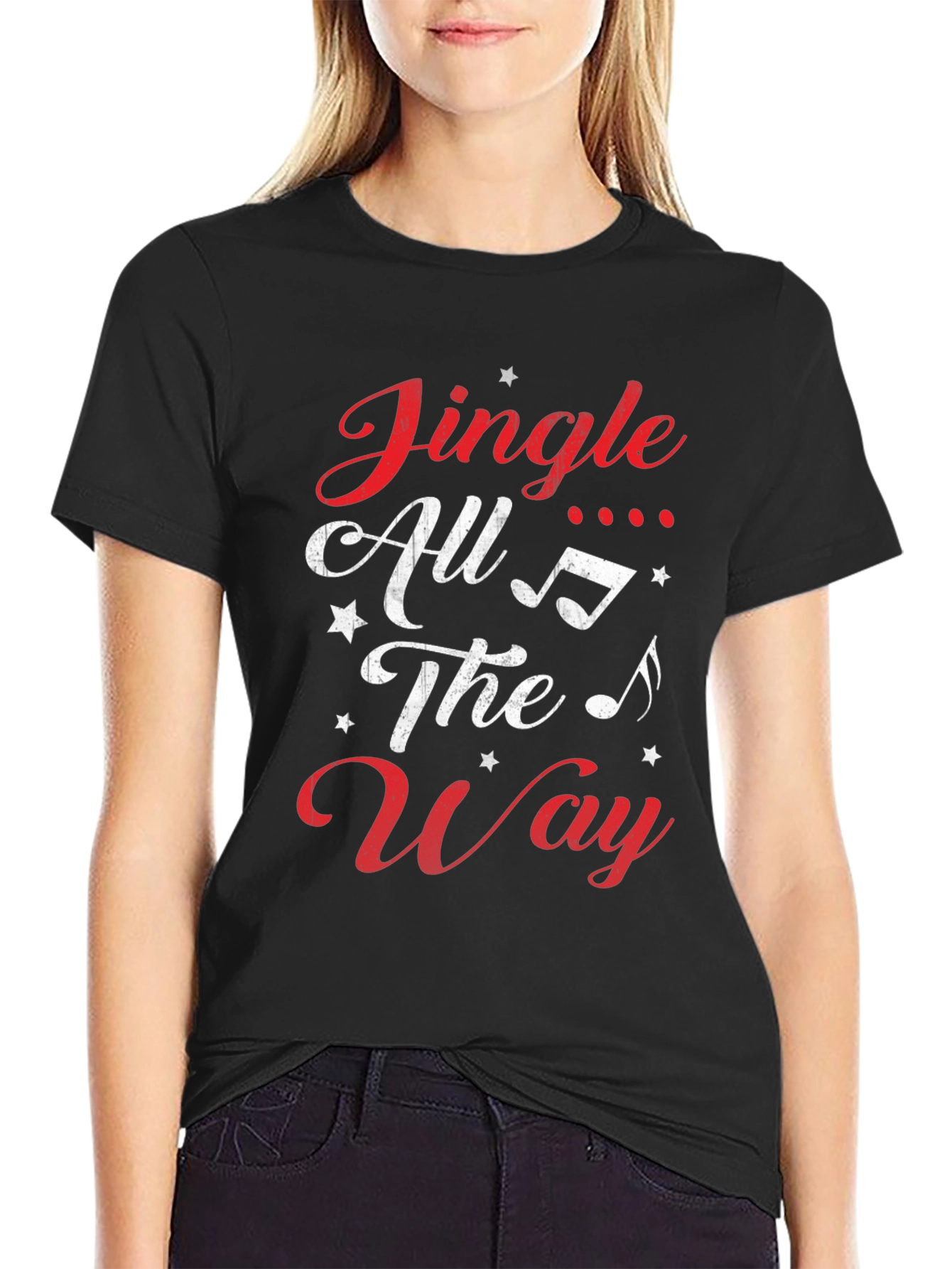 Jingle All The Way Christmas Holiday Graphic Tee