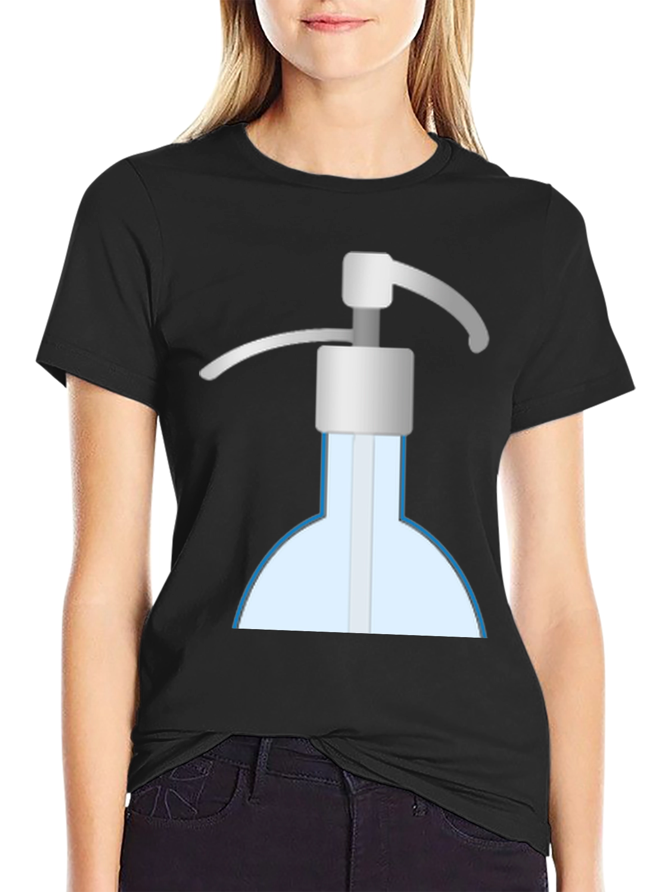 Novelty Hand Sanitizer Graphic T-Shirt