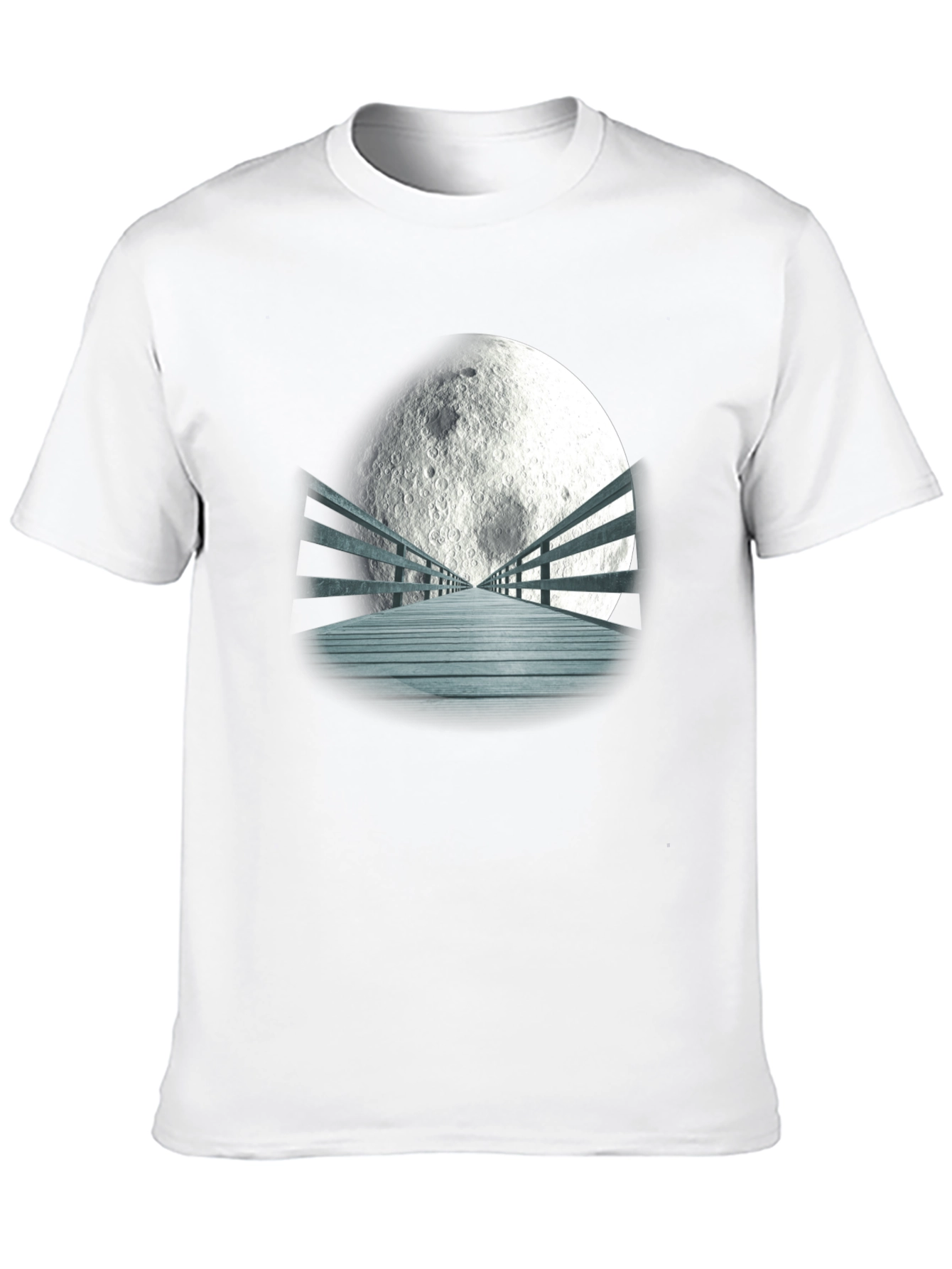 Moonlit Bridge Graphic T-Shirt
