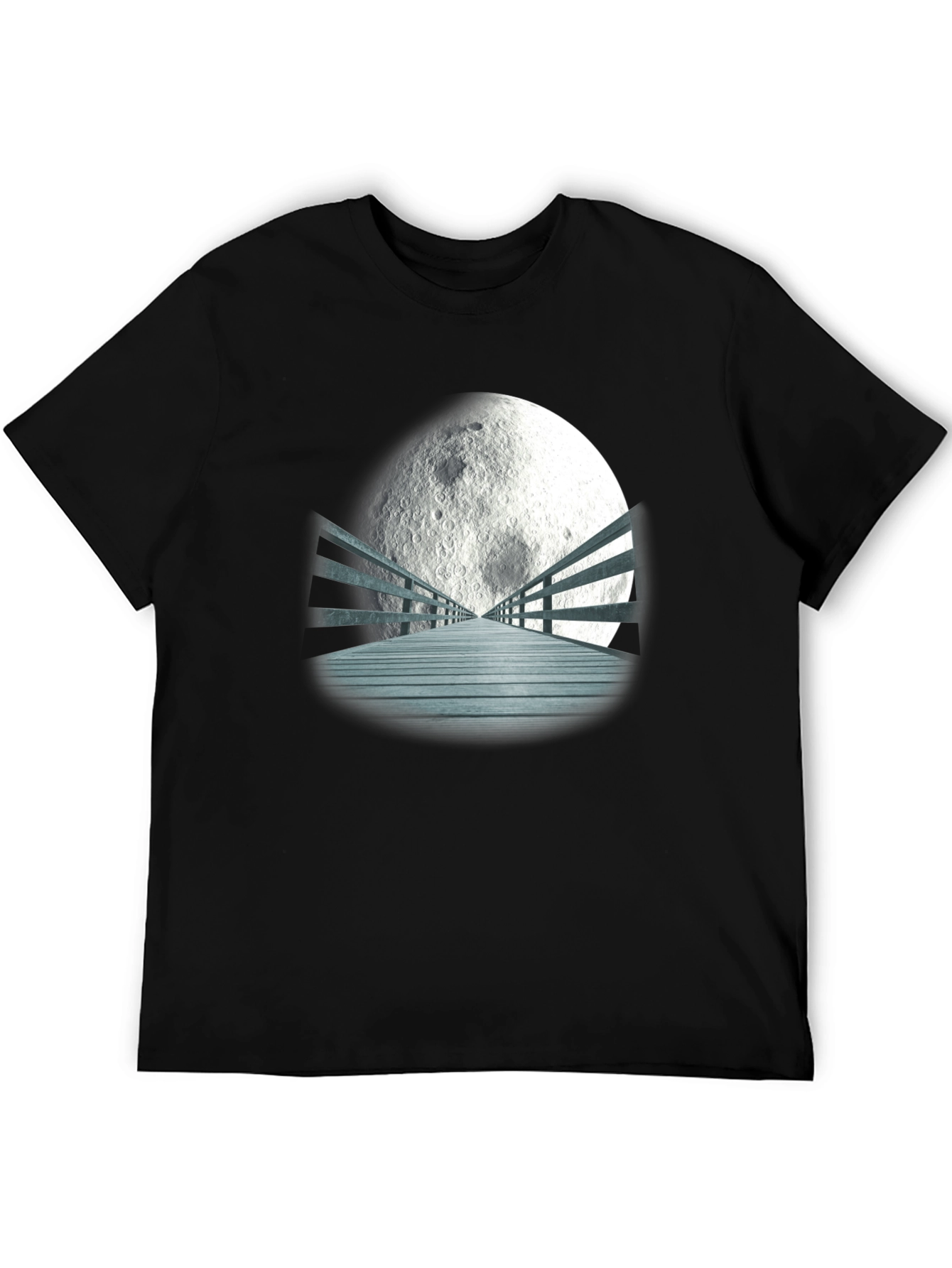 Moonlit Bridge Graphic T-Shirt