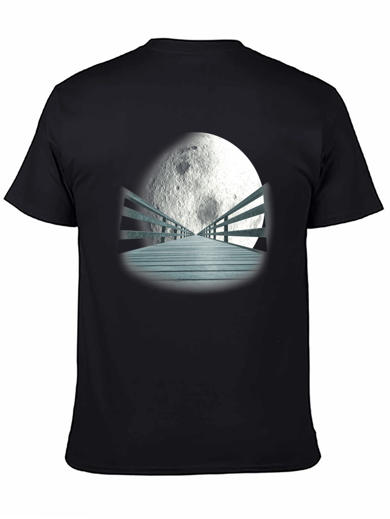 Moonlit Bridge Graphic T-Shirt