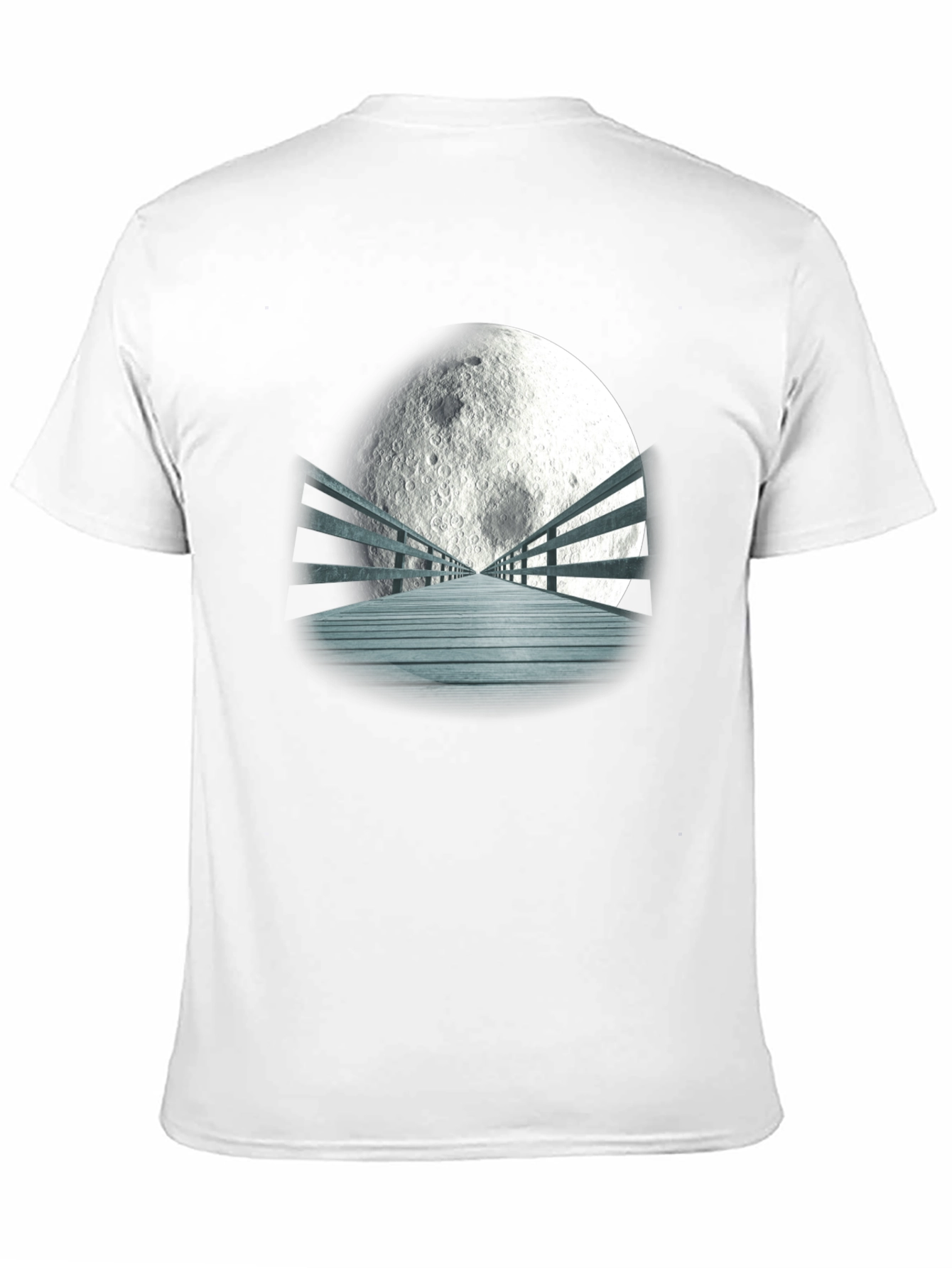 Moonlit Bridge Graphic T-Shirt
