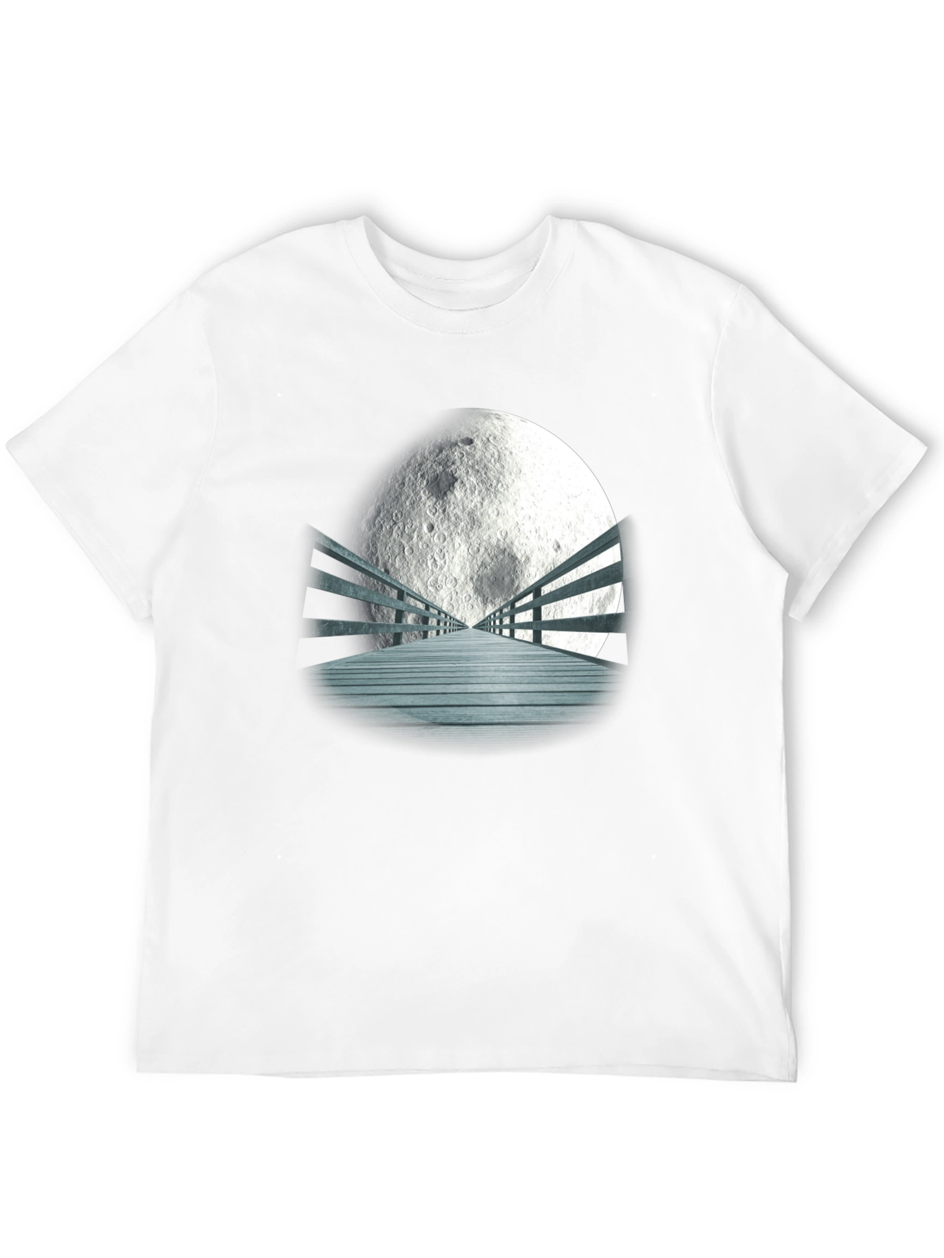 Moonlit Bridge Graphic T-Shirt