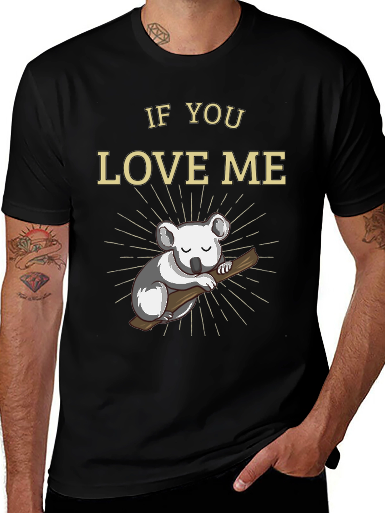 If You Love Me Koala Bear T-Shirt