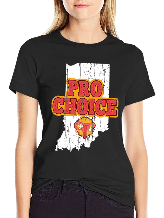 Pro Choice Indiana Womens Rights Graphic Tee